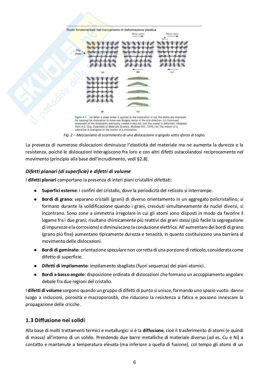 Tecnologia dei materiali   Pag. 6