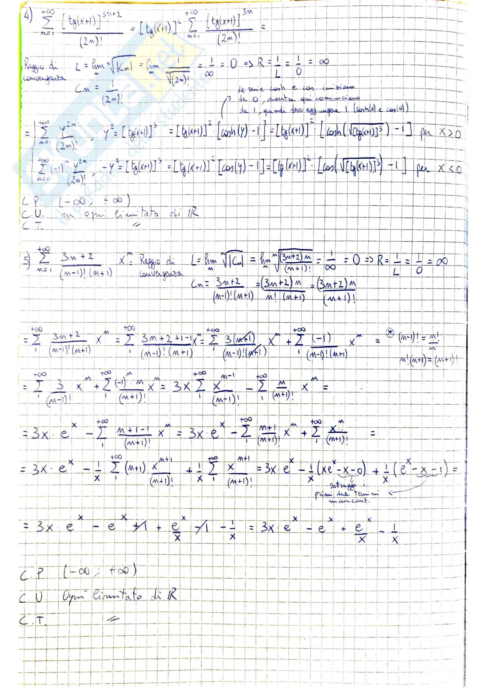 Analisi 3 - Esercizi Pag. 2