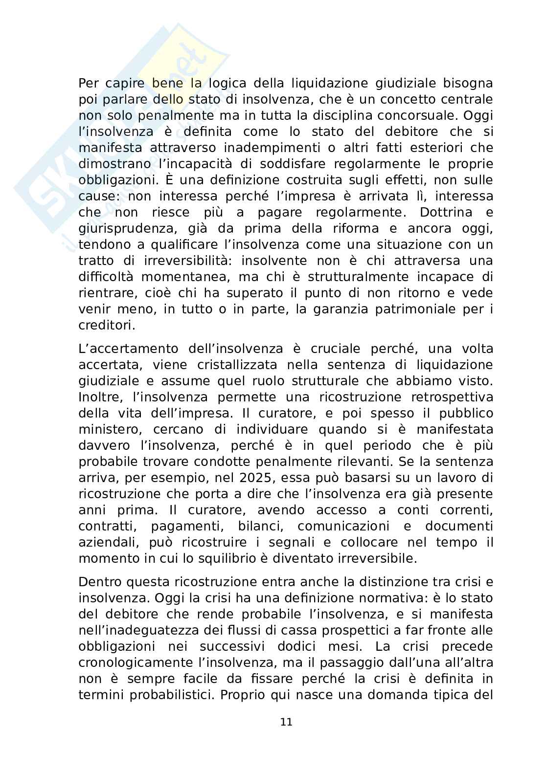 Riassunto esame Diritto penale dell'economia, Prof. Baron Luca, libro consigliato Diritto penale dell'economia, Amati Pag. 11