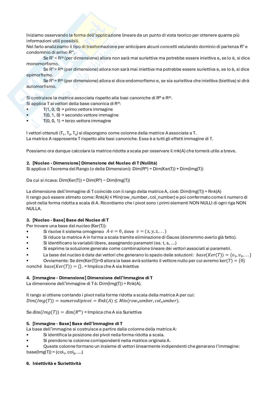 Svolgimento guidato degli esercizi per lo scritto Algebra lineare e matematica discreta Pag. 2