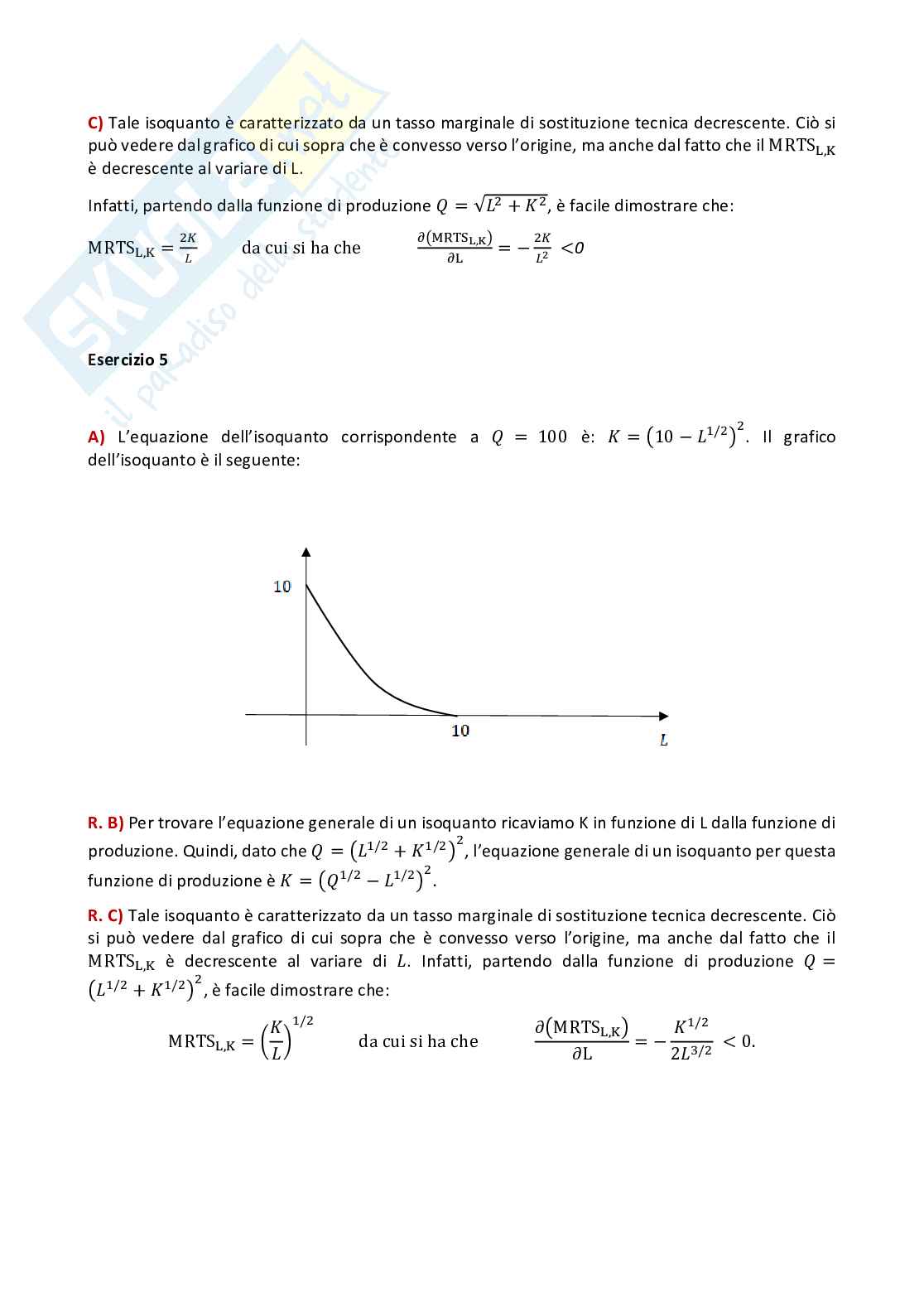 Esercizi d'esame comune di Economia politica   Pag. 51