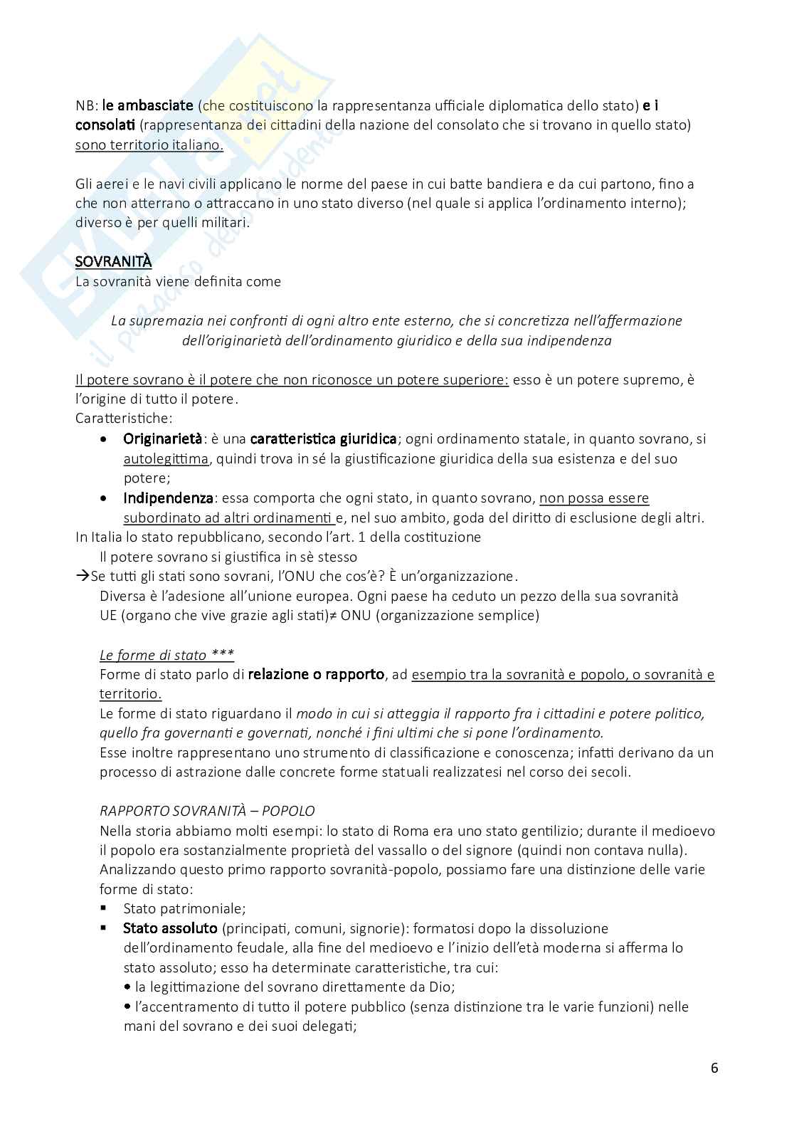 Appunti di Istituzioni di diritto pubblico e diritto dell'informazione e della comunicazione Pag. 6