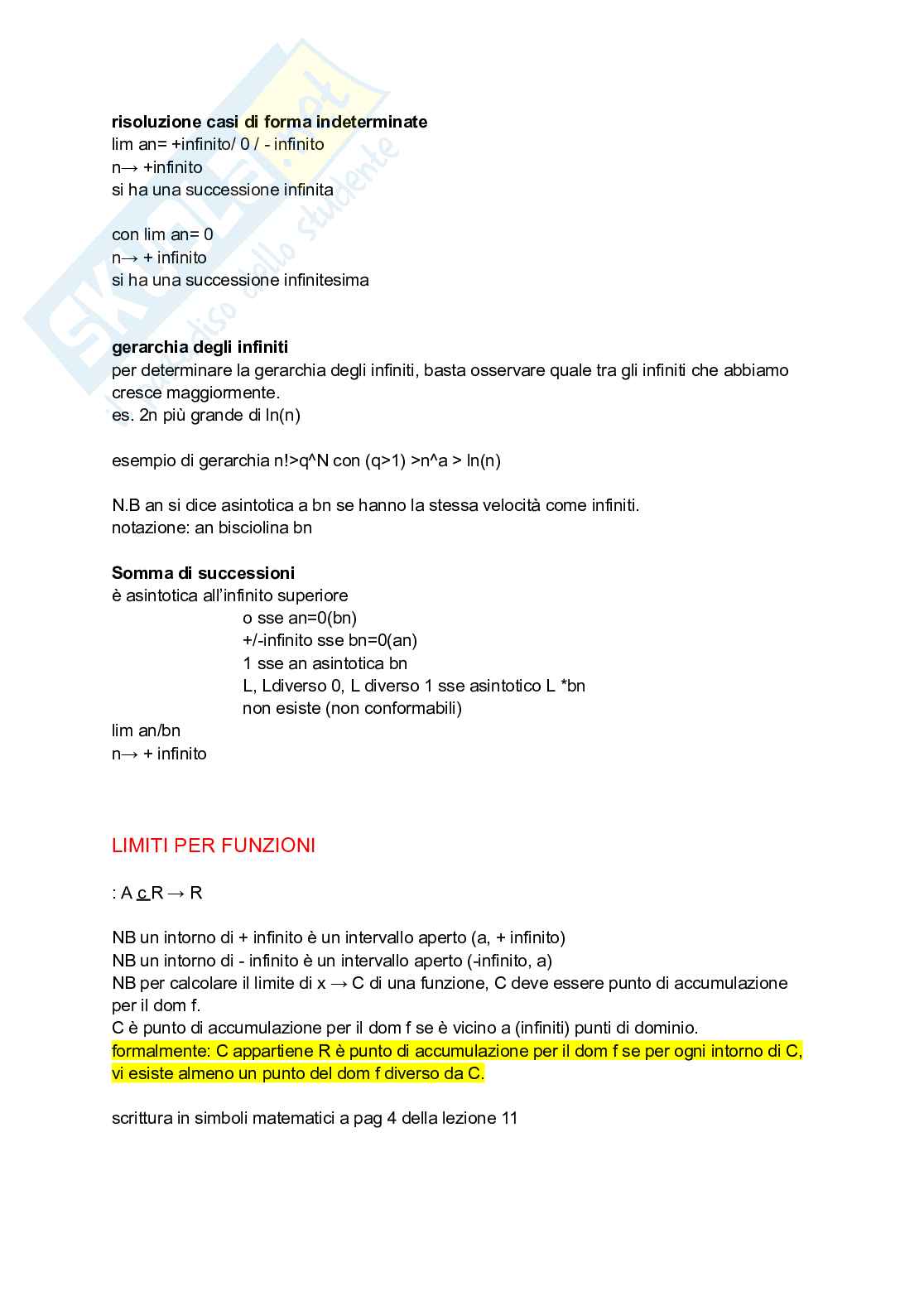 Matematica per l'economia e la finanza Pag. 2