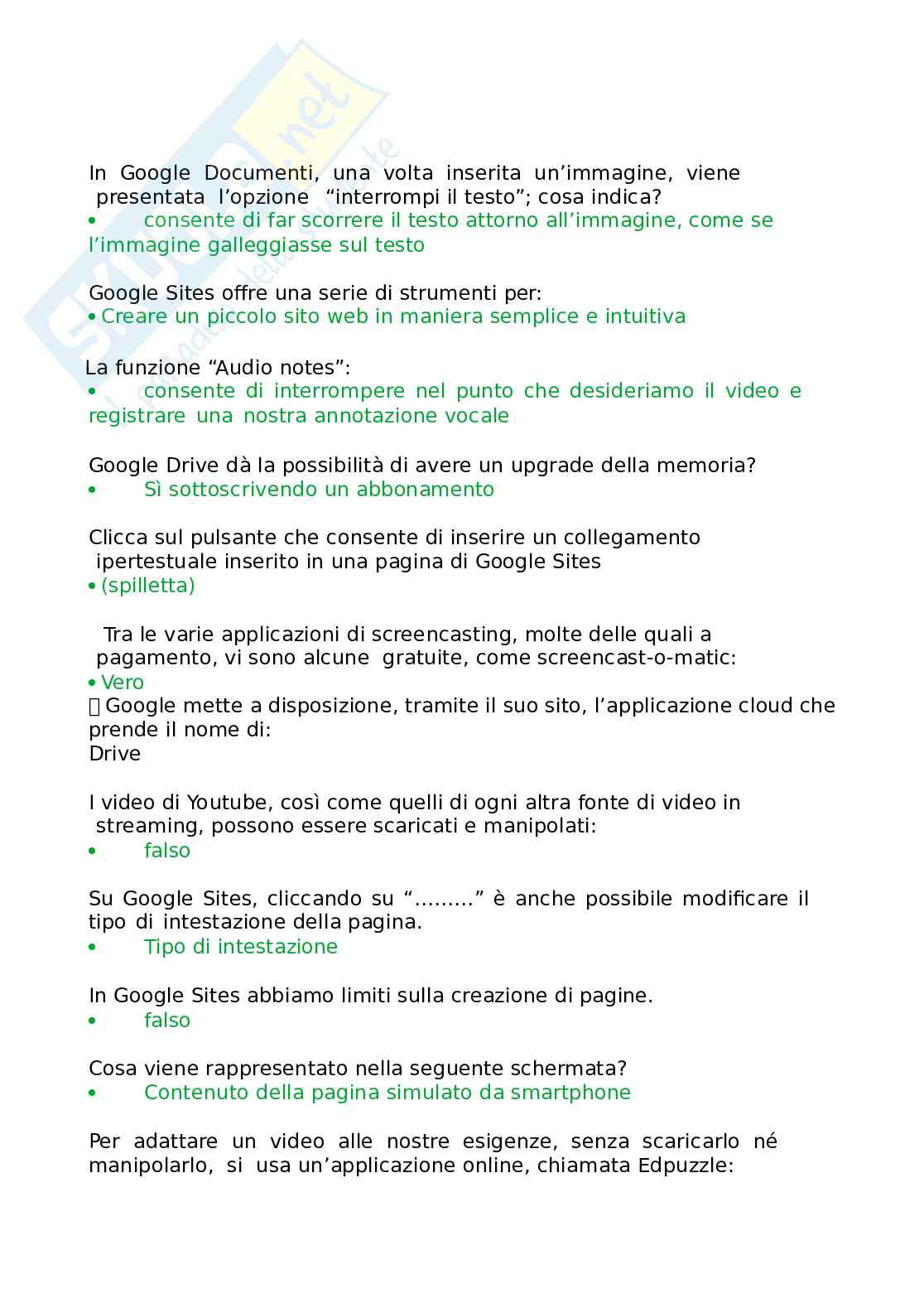 Eipass - Eipass Teacher-  modolo 1: Approfondimento su Google Sites e G Suite. Aggiornato e completo. In ordine Pag. 21