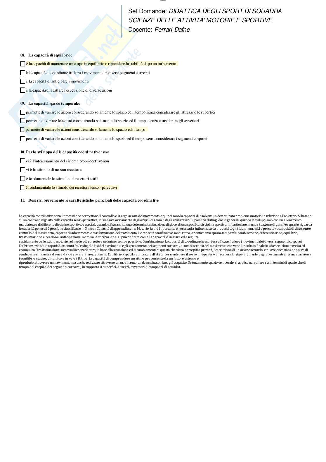 Didattica degli sport di squadra aggiornate 2023  Pag. 36