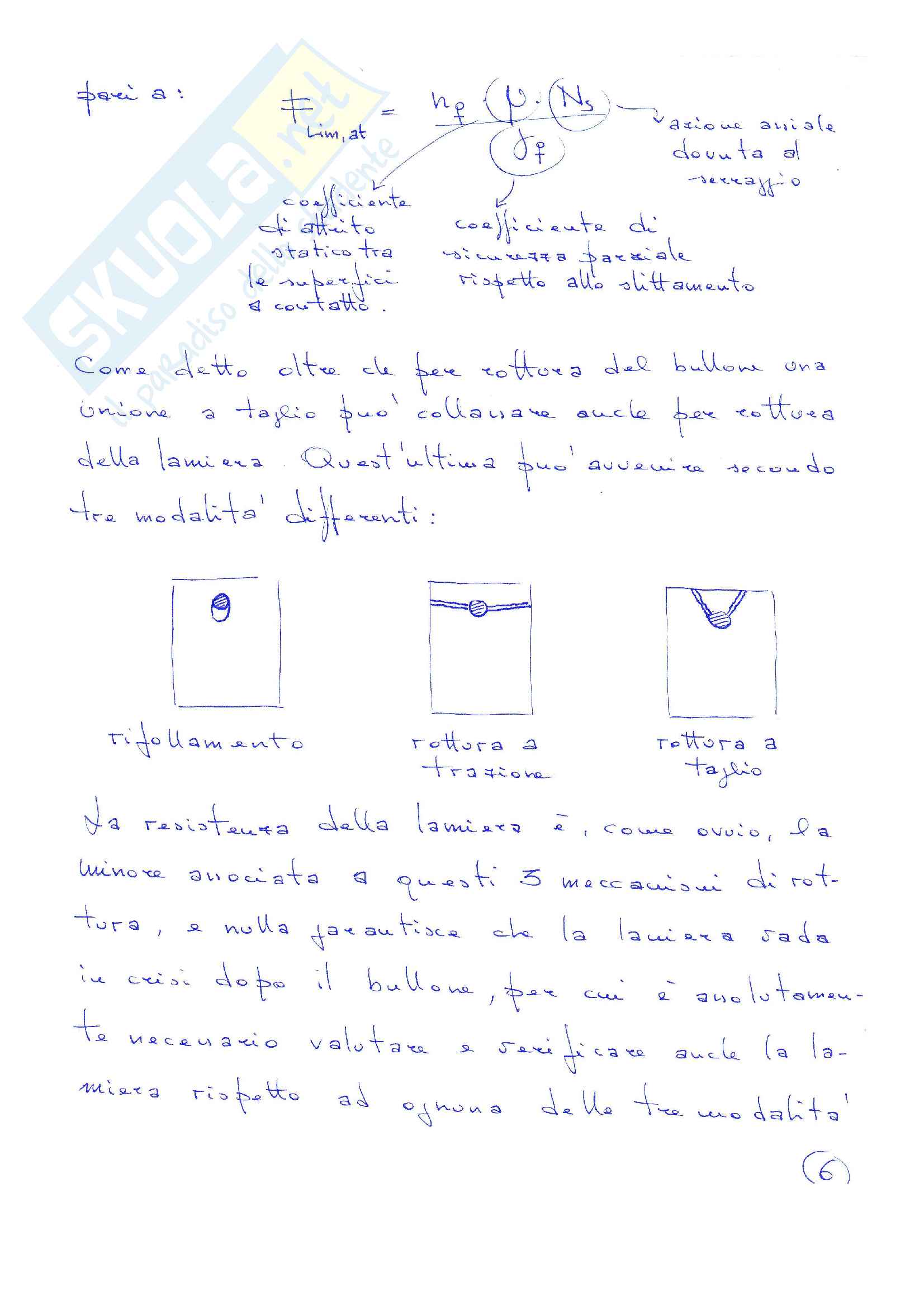 Appunti Unioni bullonate Pag. 6