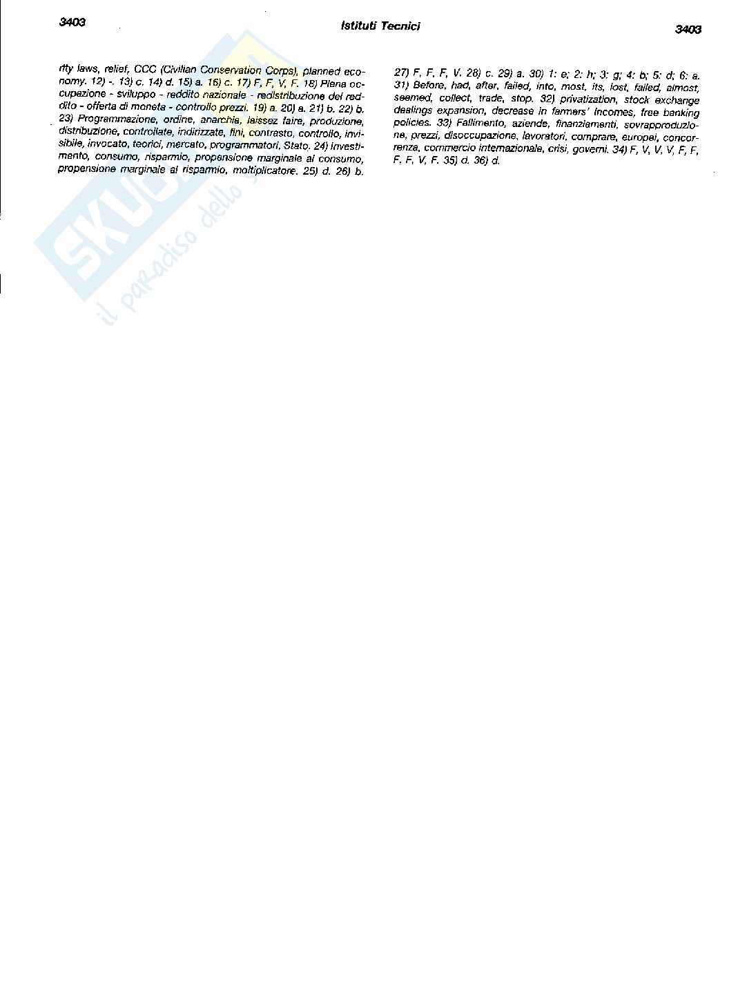 Terza prova ITC vari indirizzi - Tipologie varie Pag. 6