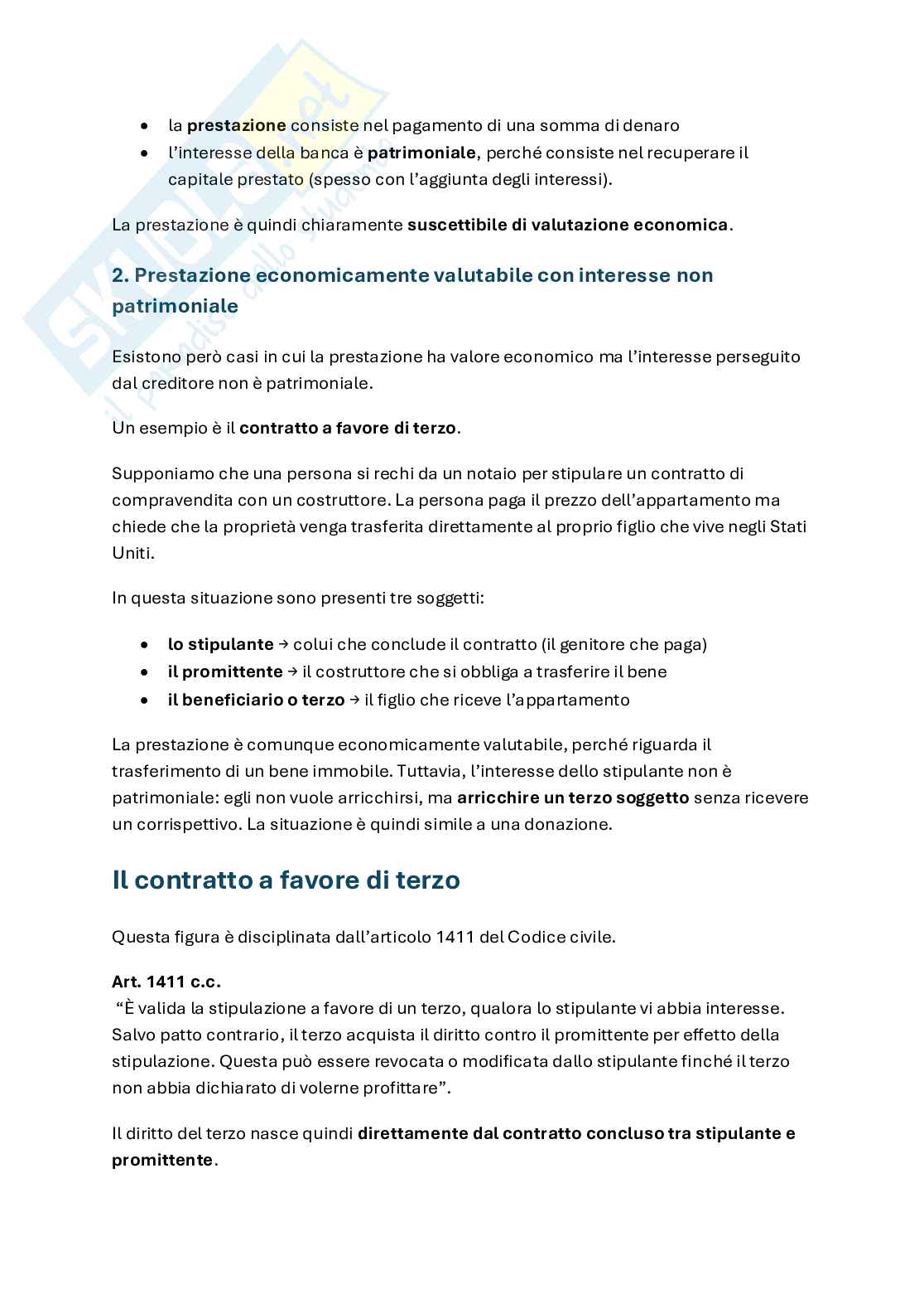 Appunti di Diritto privato sulle obbligazioni Pag. 2