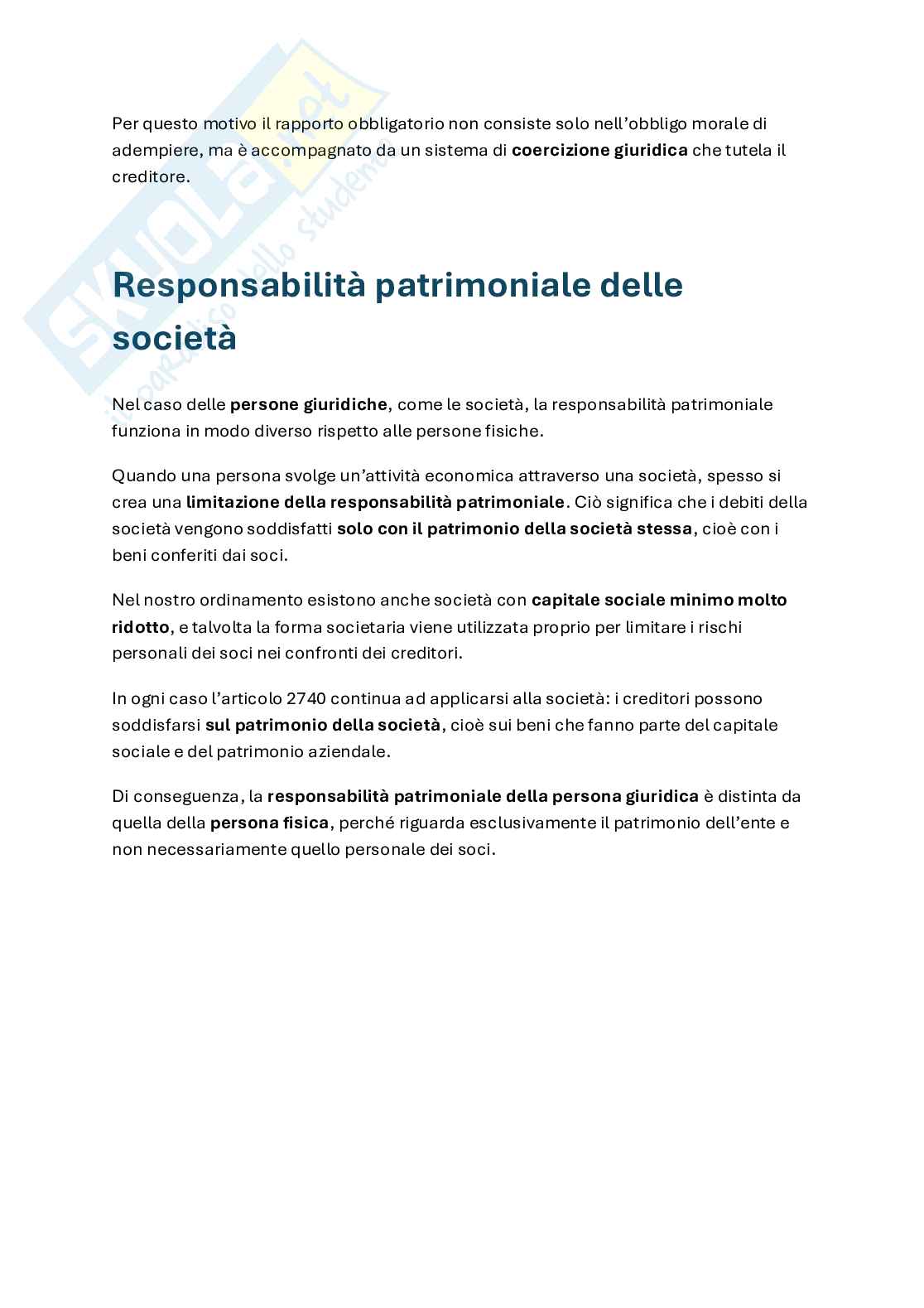 Appunti di Diritto privato sulle obbligazioni Pag. 6