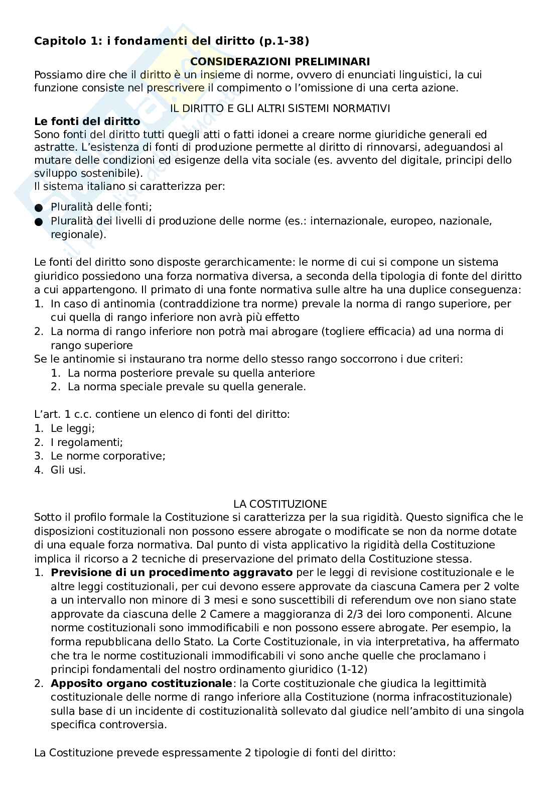 Diritto privato: file completo Pag. 1