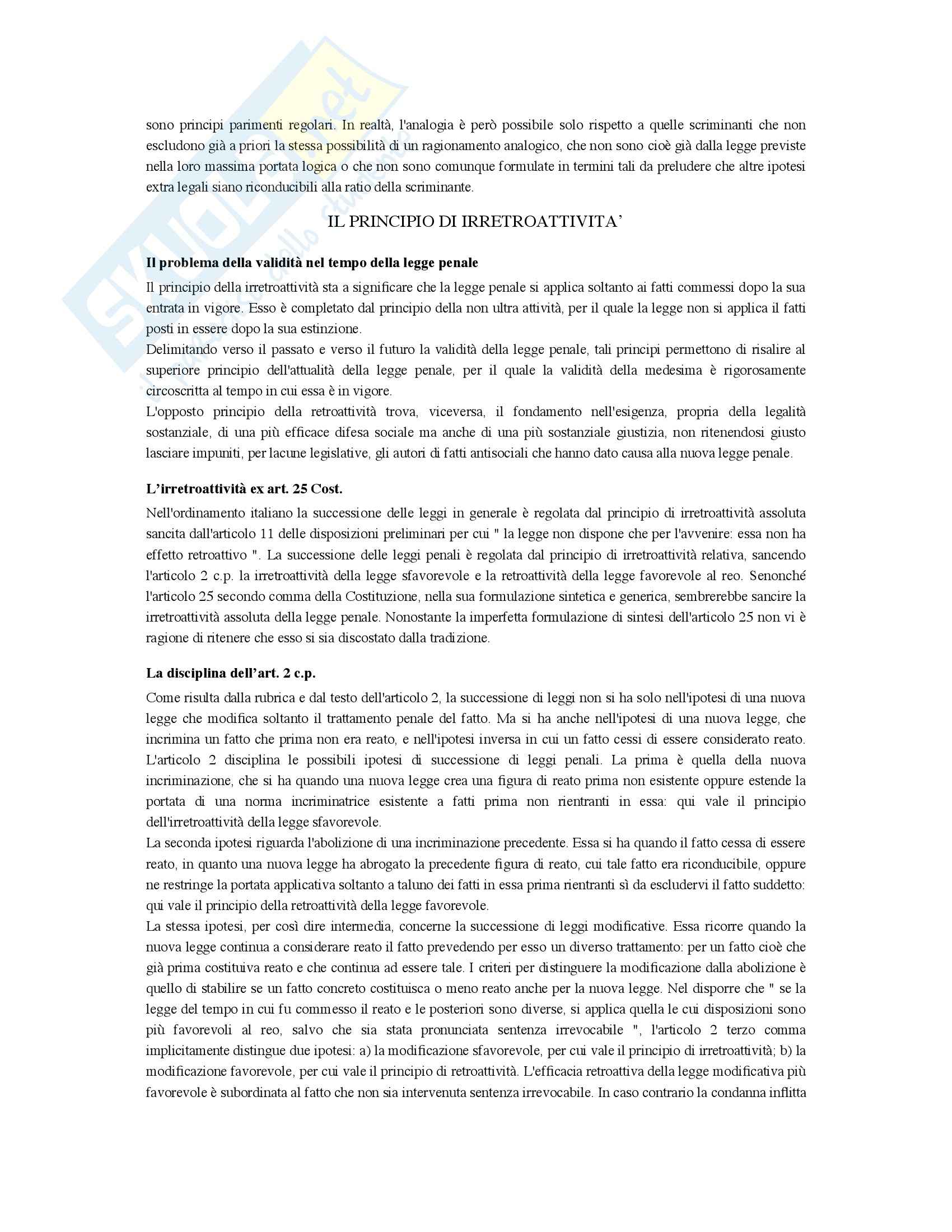 Riassunto esame Diritto penale, prof. Bernardi, libro consigliato Diritto penale, Mantovani (parte generale) Pag. 11
