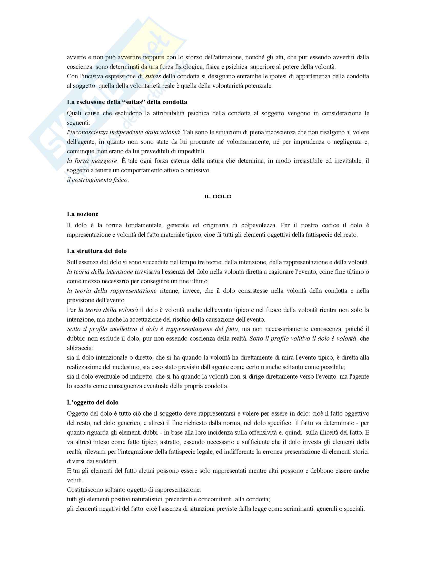 Riassunto esame Diritto penale, prof. Bernardi, libro consigliato Diritto penale, Mantovani (parte generale) Pag. 36