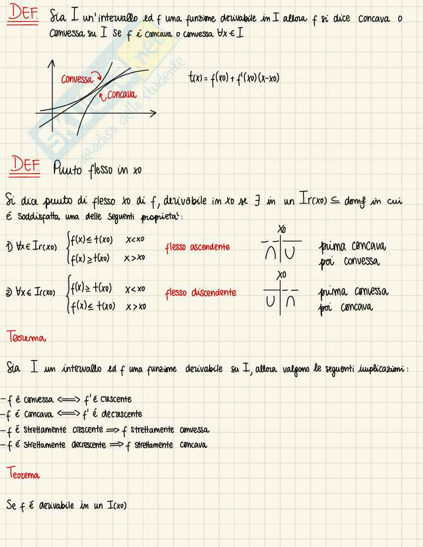 Appunti dettagliati sulla seconda parte di programma di Analisi 1 Pag. 11