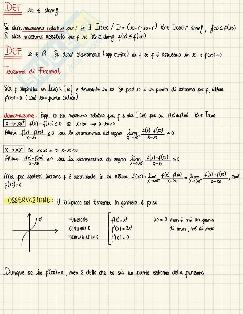 Appunti dettagliati sulla seconda parte di programma di Analisi 1 Pag. 6