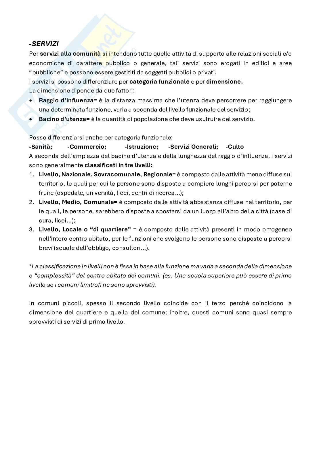 Appunti di Laboratorio di urbanistica e pianificazione Pag. 11