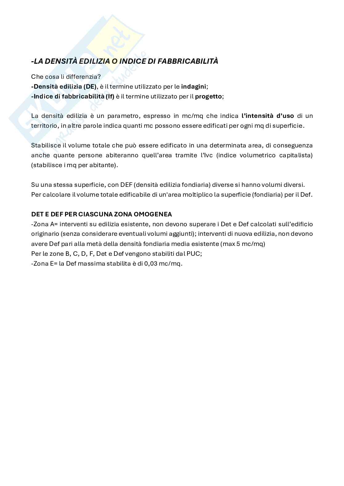 Appunti di Laboratorio di urbanistica e pianificazione Pag. 16