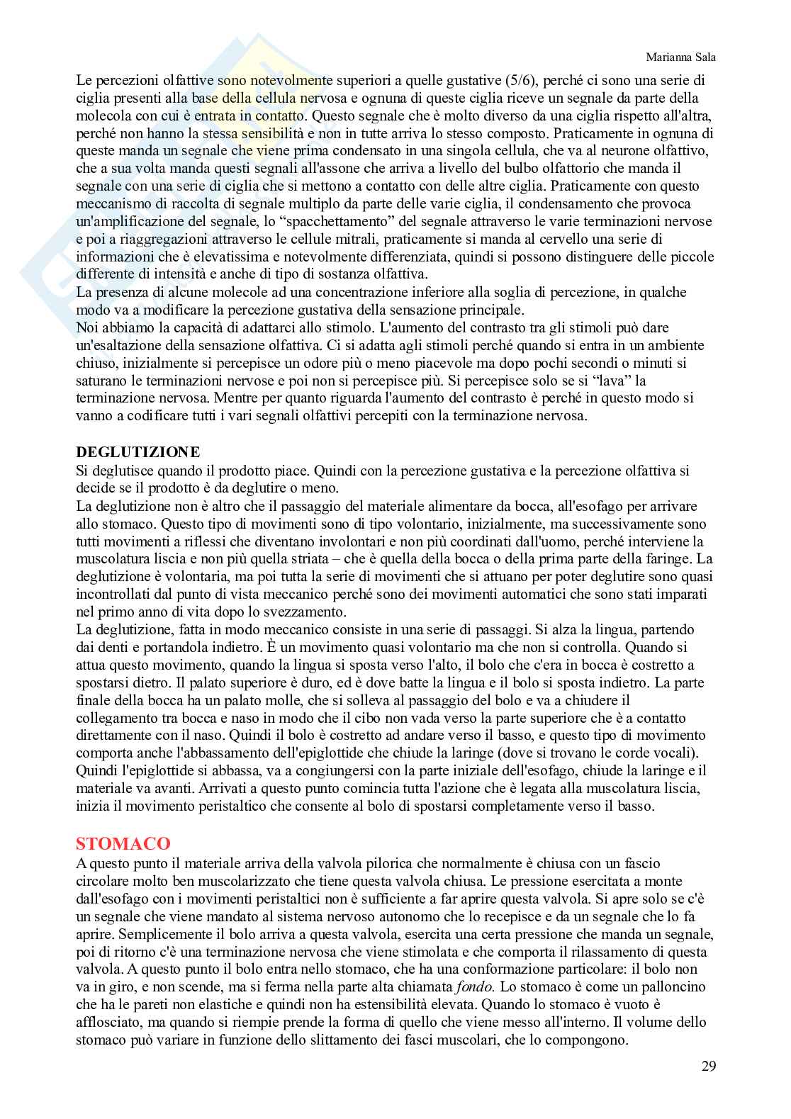 Alimentazione e nutrizione umana Pag. 31