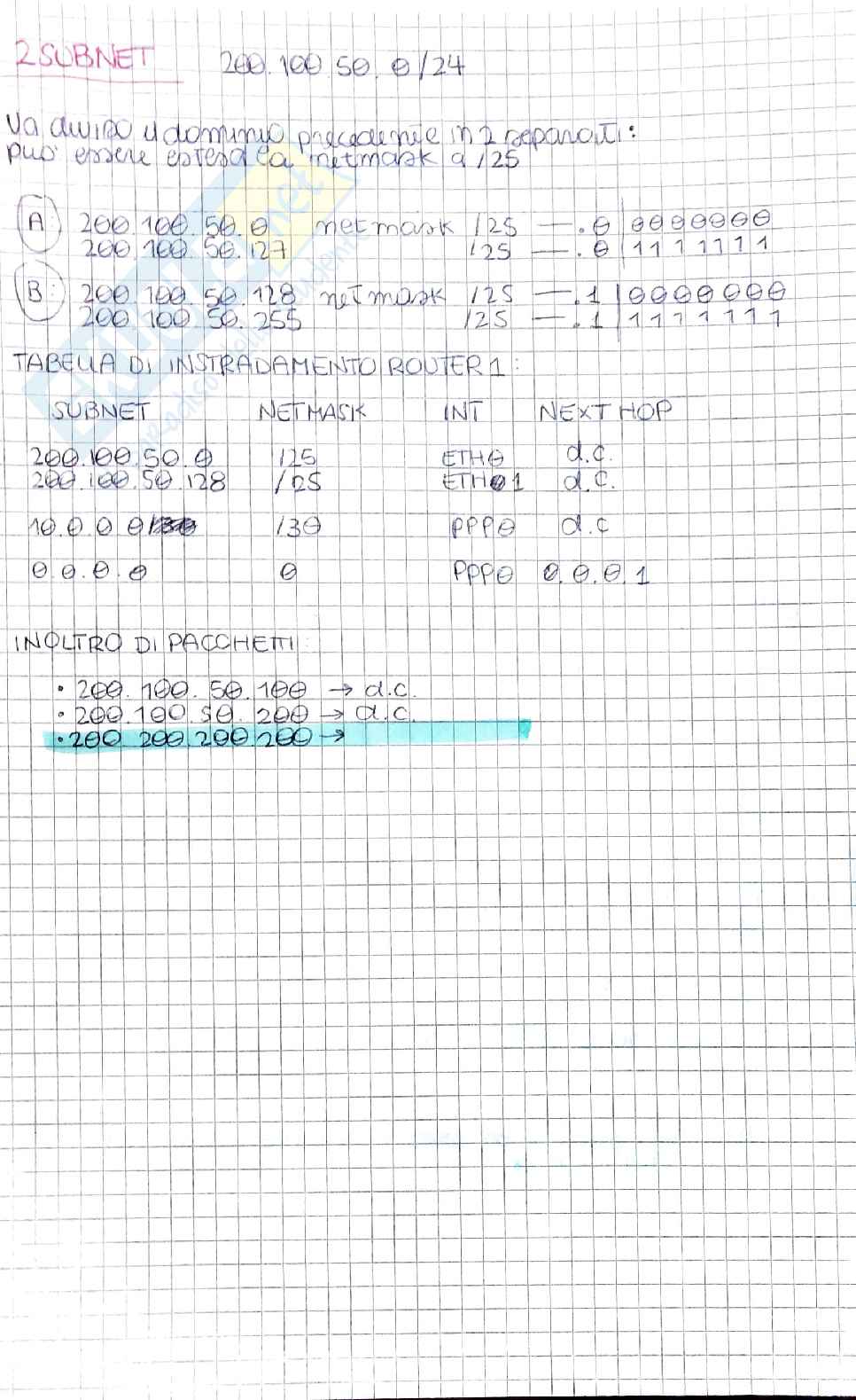 Raccolta esercizi e teoria Reti di Calcolatori Pag. 11