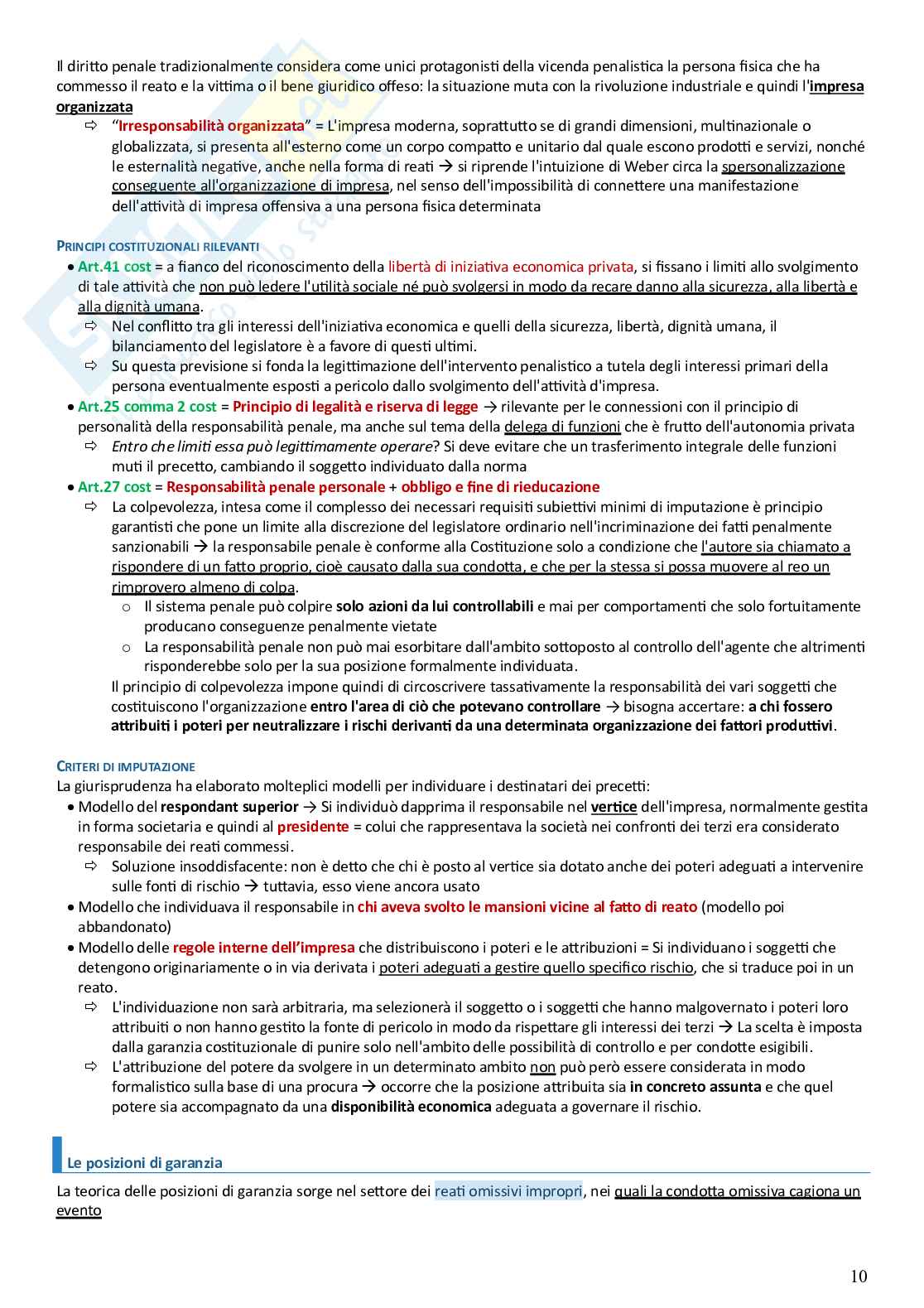 Riassunto esame Diritto penale dell’economia, Prof. Gullo Antonio, libro consigliato Diritto penale commerciale (volumi I, II, III), Sergio Seminara  Pag. 11