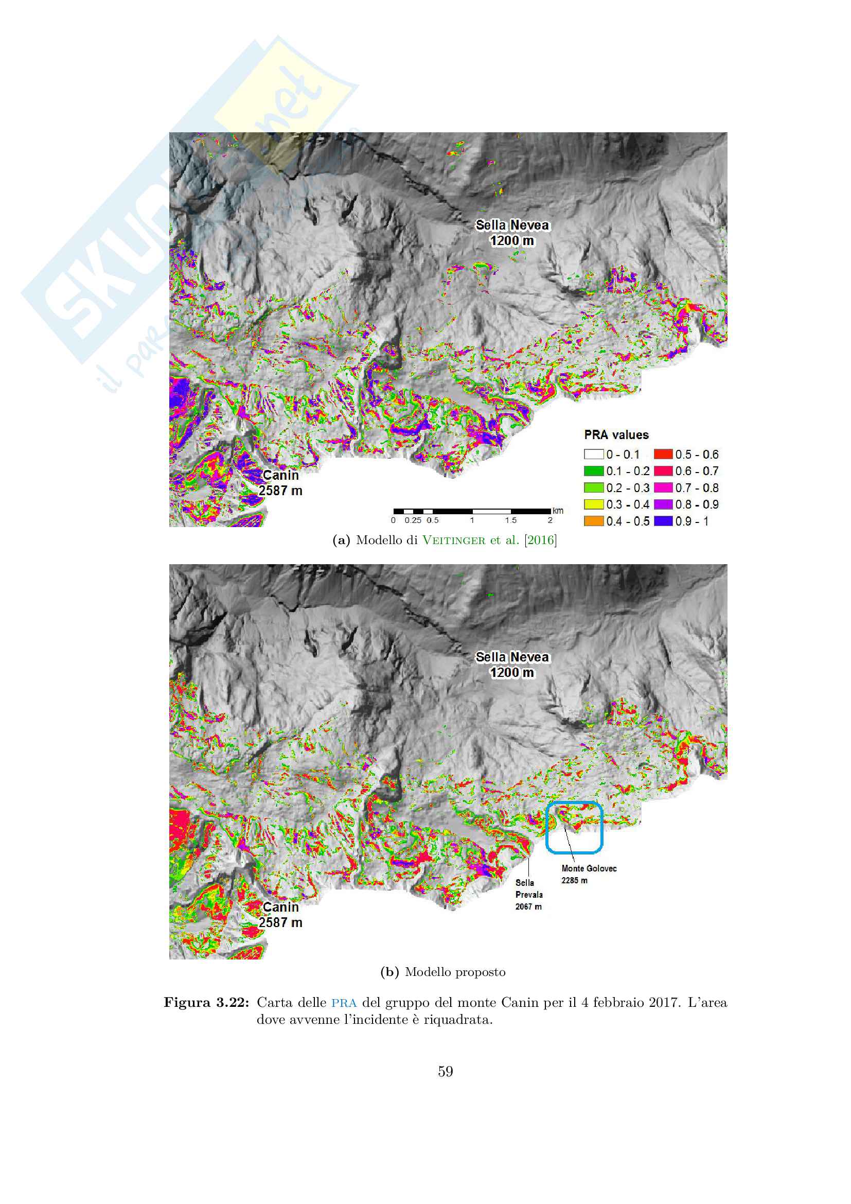 La pericolosità da valanga calcolata e visualizzata. Un modello numerico-geografico. Pag. 71