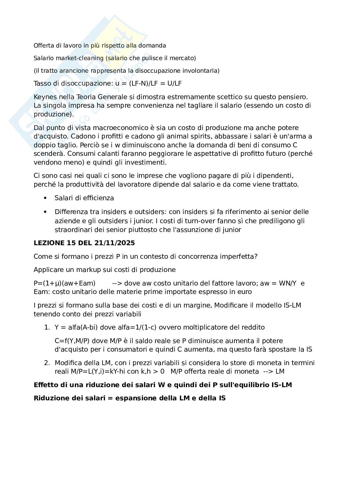 Analisi economica aggregata - Parte 1 Pag. 36