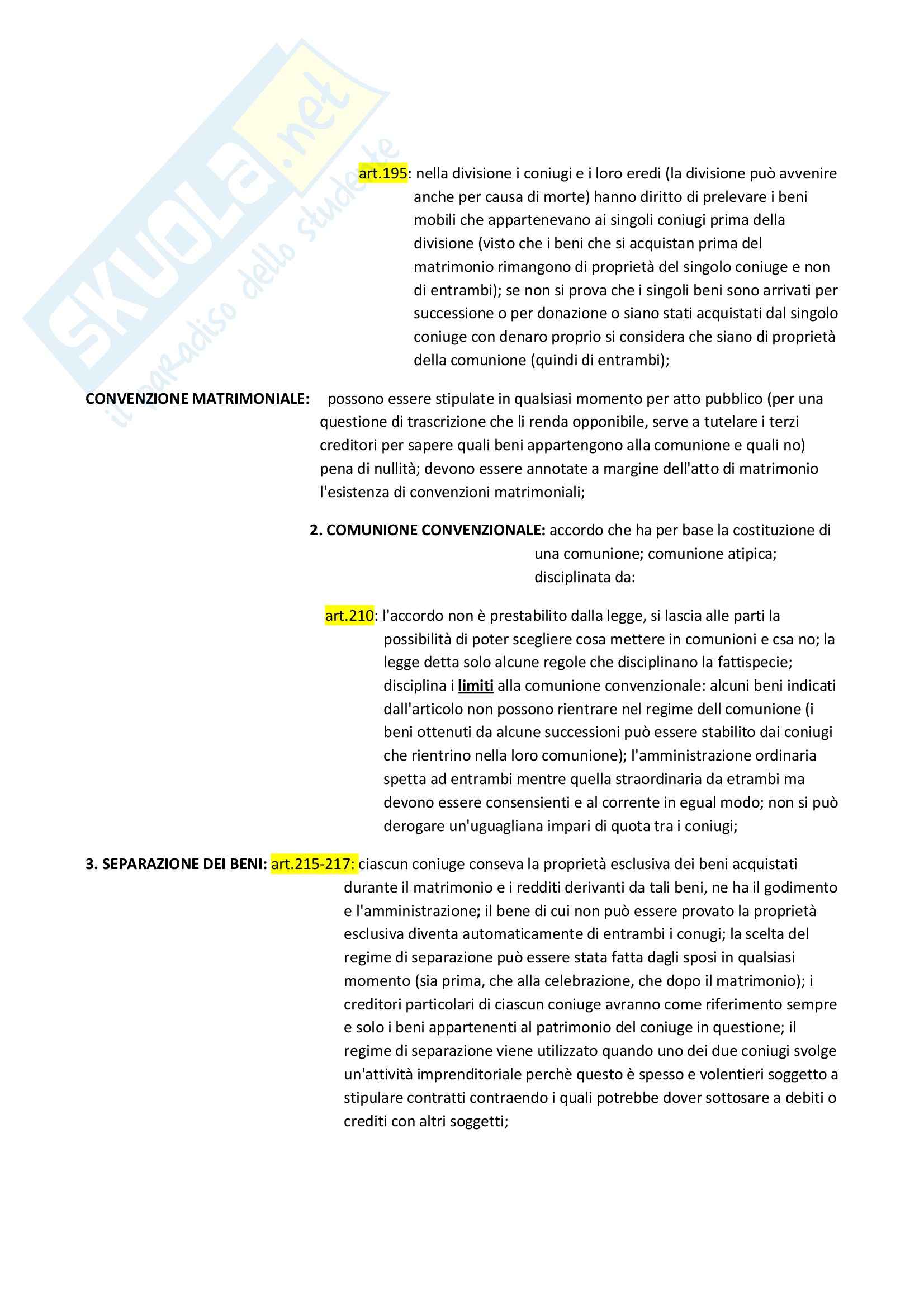 Diritto di famiglia, Pag. 11