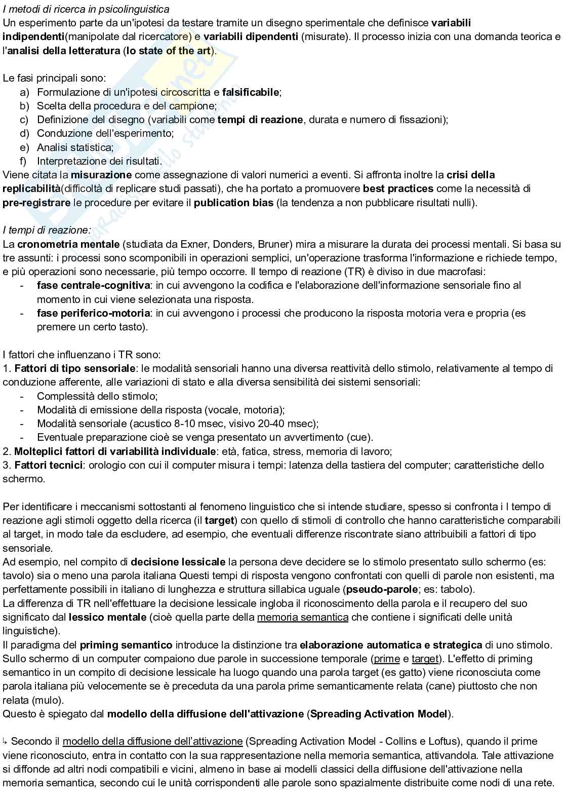 Riassunto esame Psicologia cognitiva, Prof. Arduino Lisa, libro consigliato Psicologia cognitiva, Eysenck, Keane Pag. 36