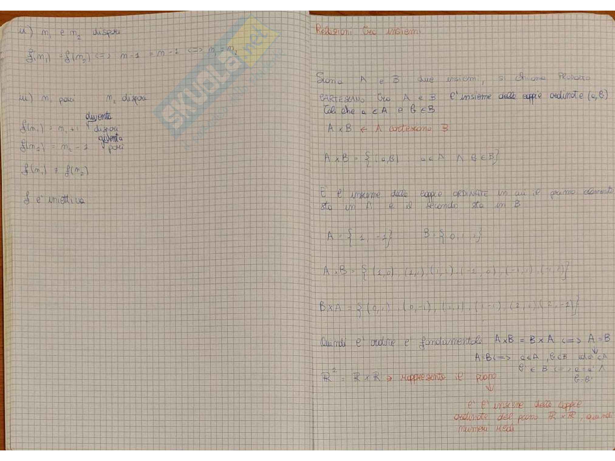 Appunti d'esame di Analisi matematica 1 - Parte 1 Pag. 11