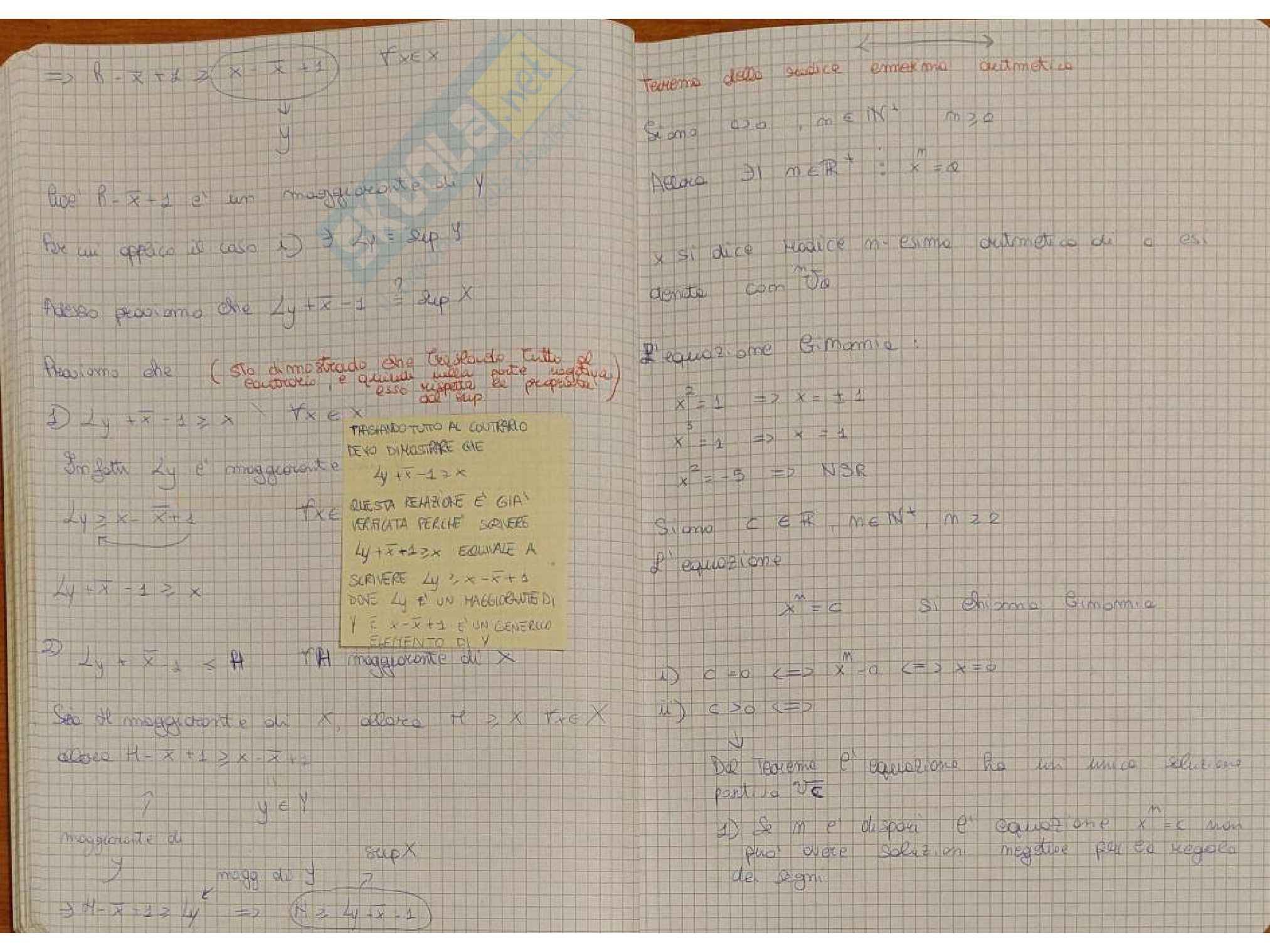 Appunti d'esame di Analisi matematica 1 - Parte 1 Pag. 36