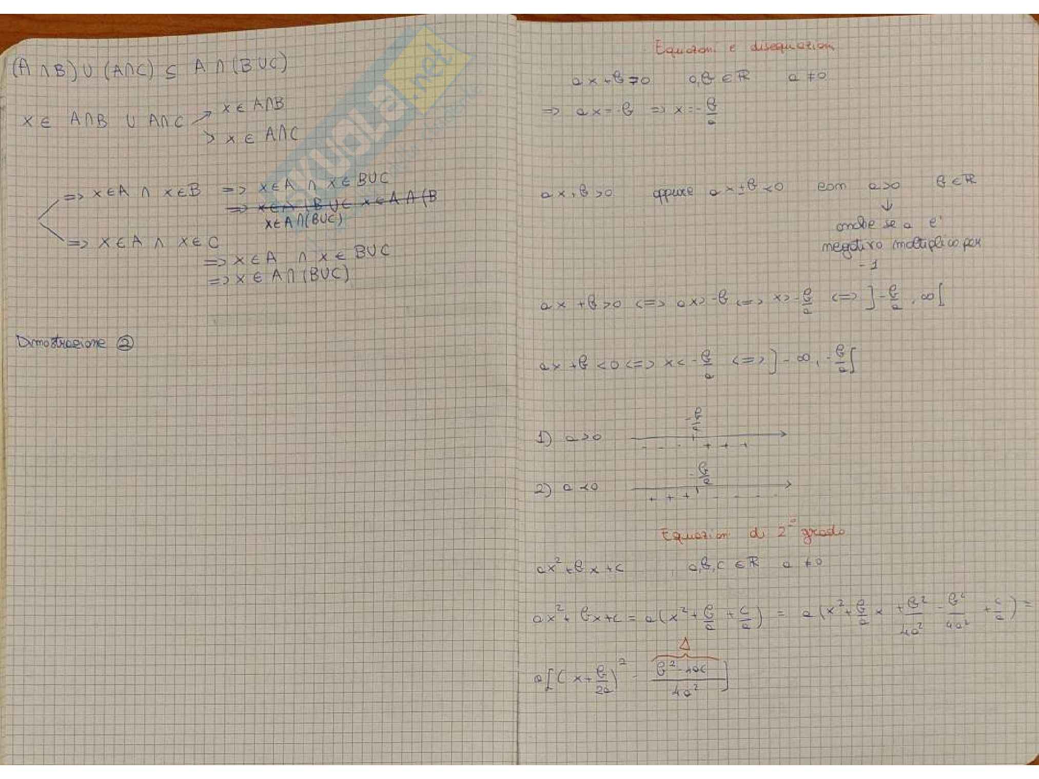 Appunti d'esame di Analisi matematica 1 - Parte 1 Pag. 6