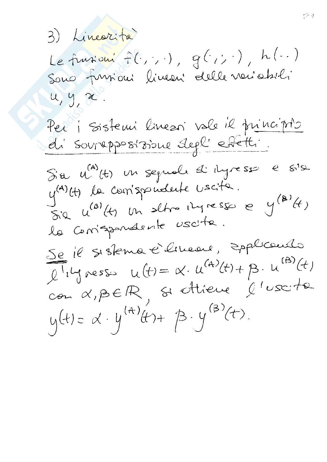 Corso esame Sistemi dinamici Pag. 21