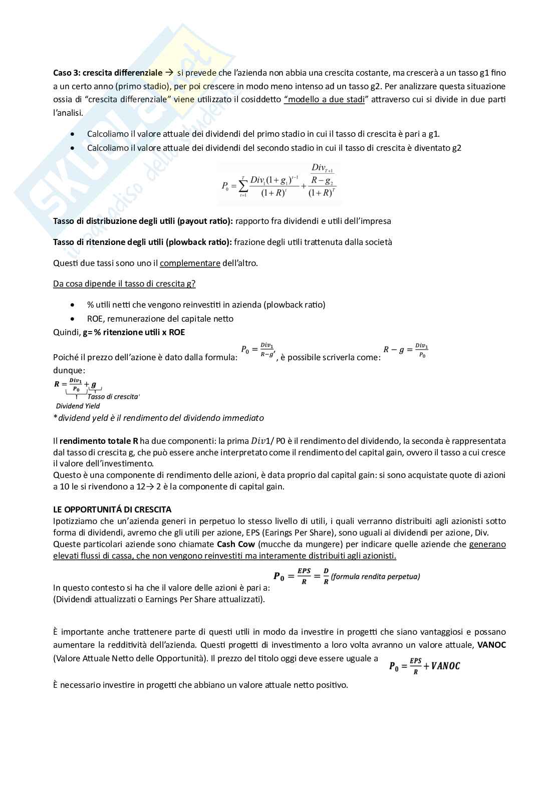 Finanza aziendale  Pag. 21