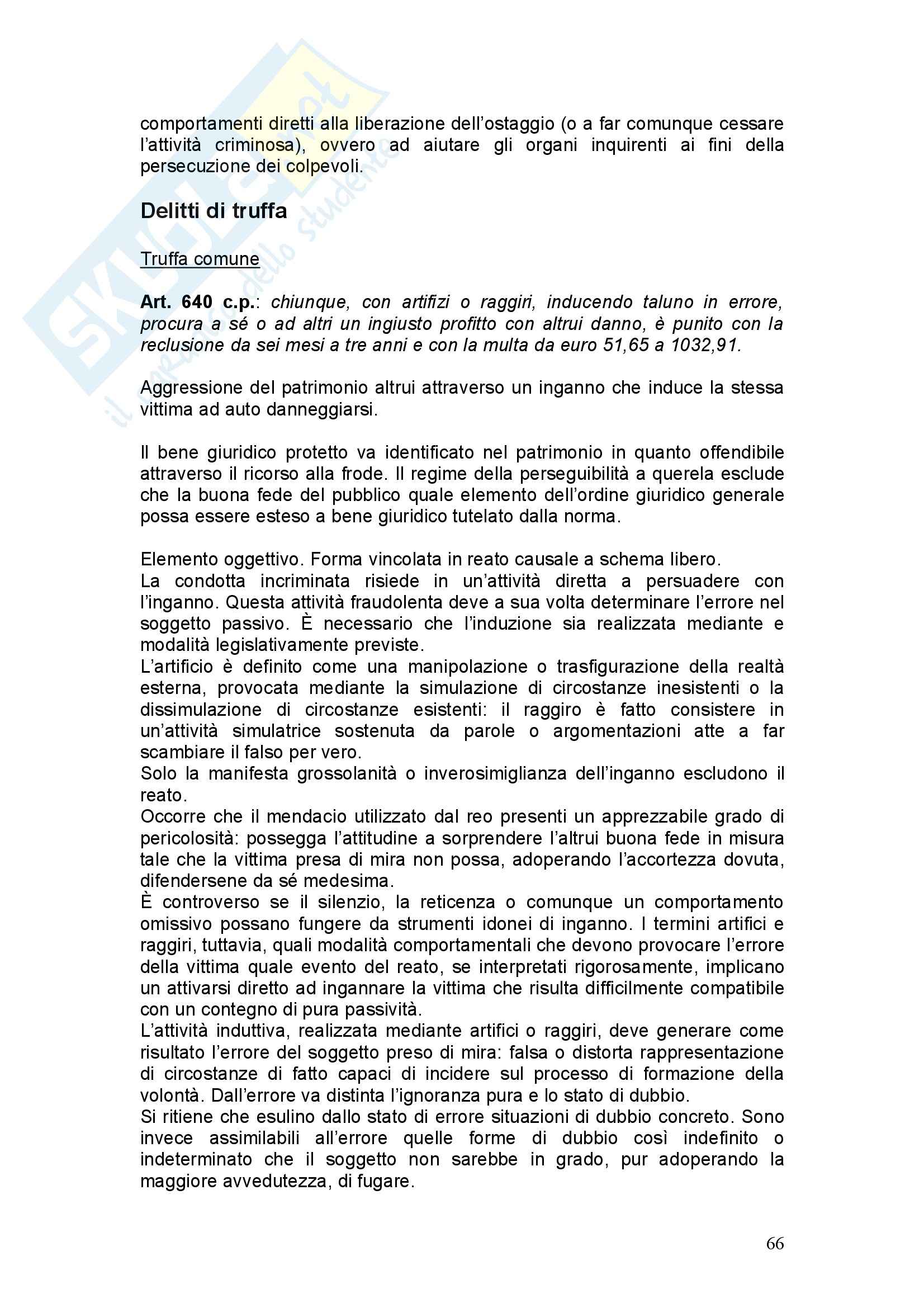 Diritto penale - Parte speciale Pag. 66