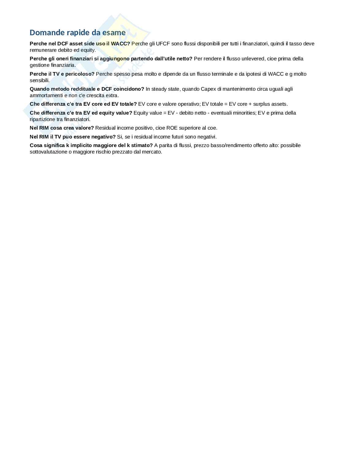 Schema 1-6 Lezioni Analisi finanziaria Pag. 21