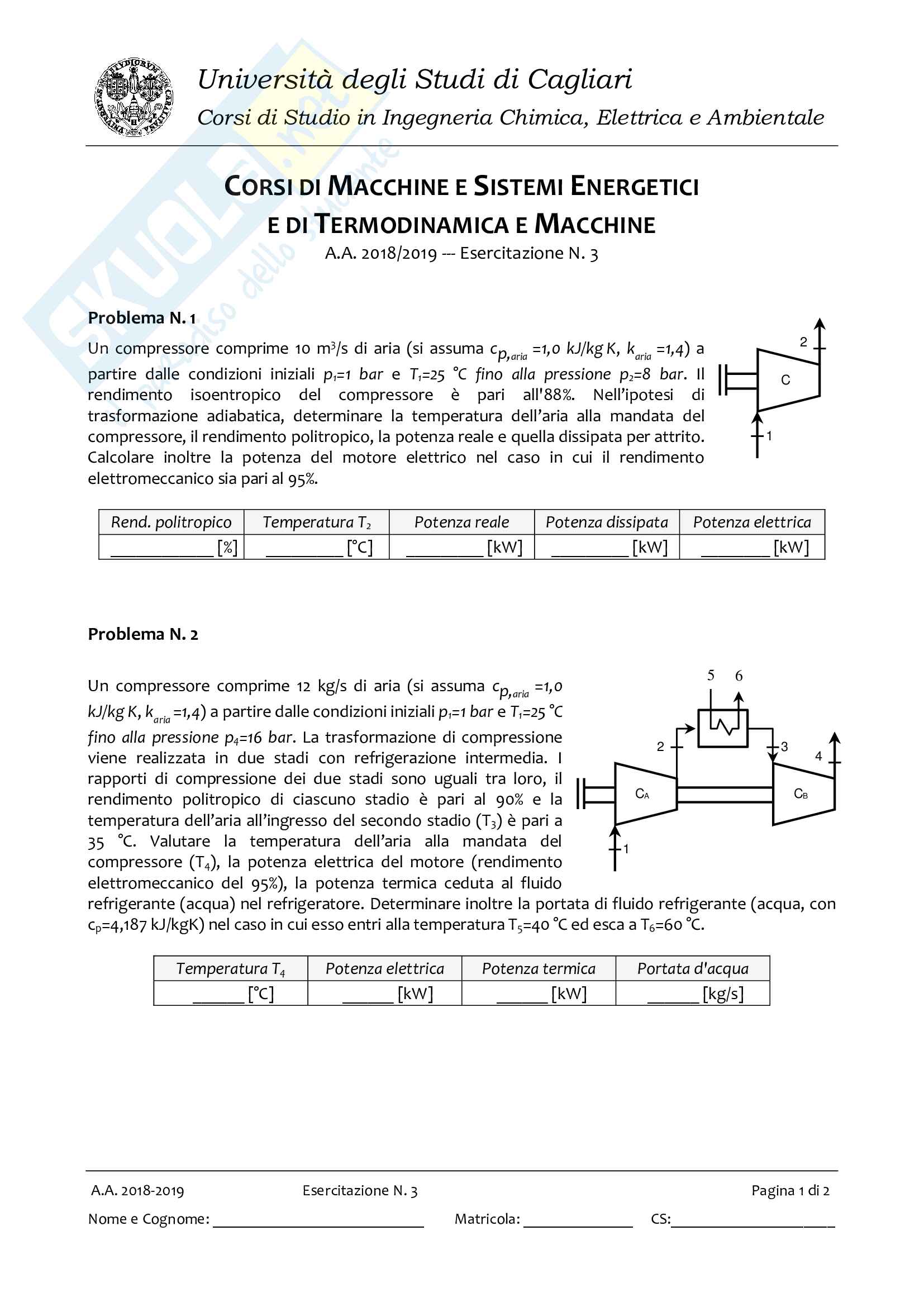 Esercitazione 3 2018