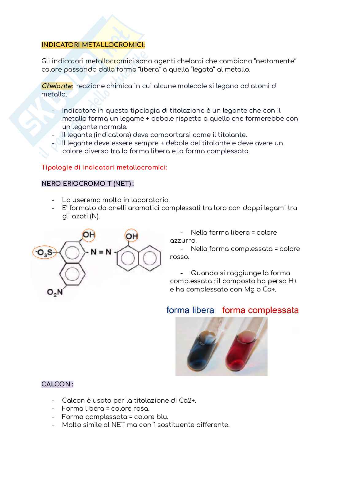 Chimica analitica Pag. 36