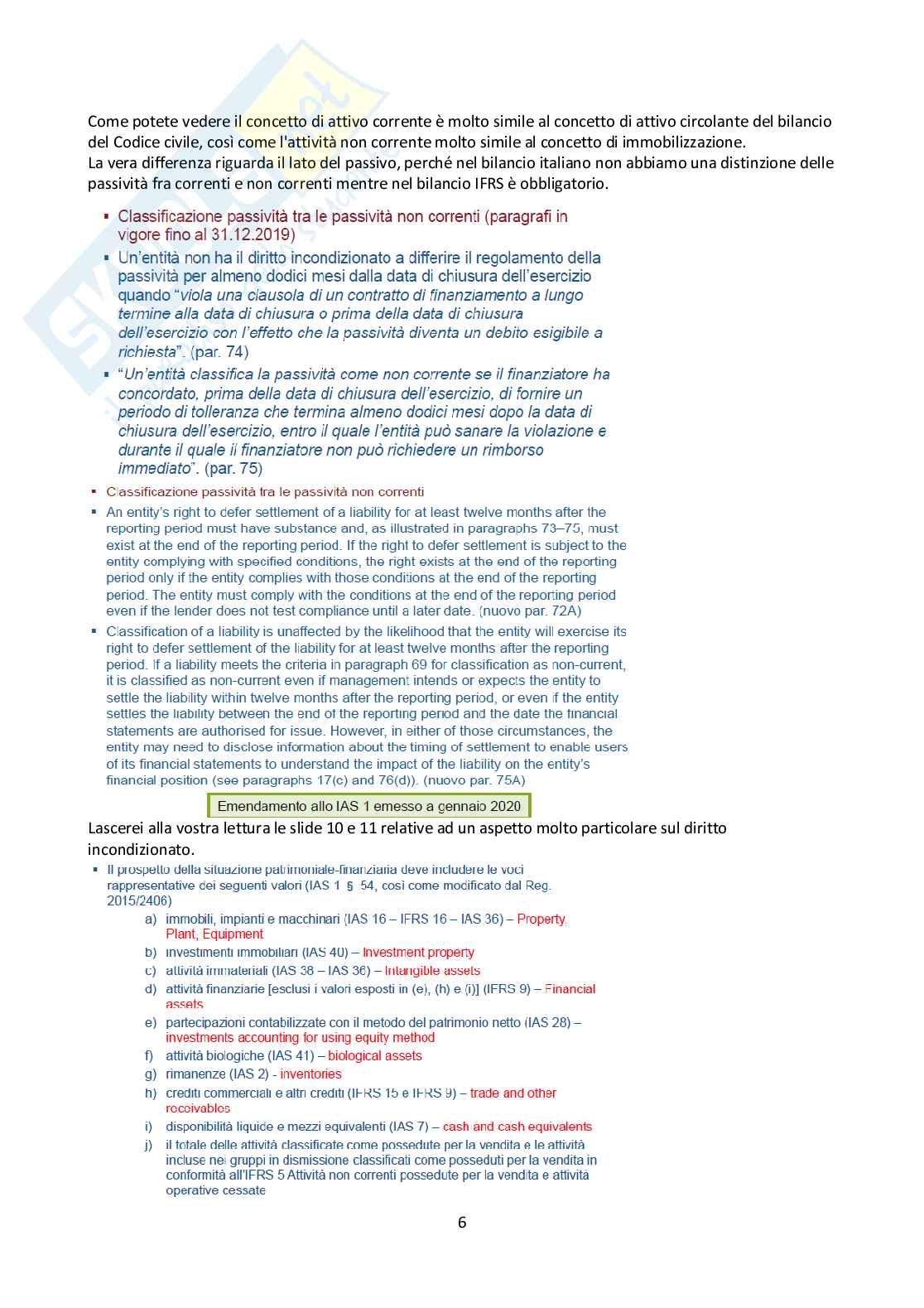 Principi contabili IFRS Pag. 6