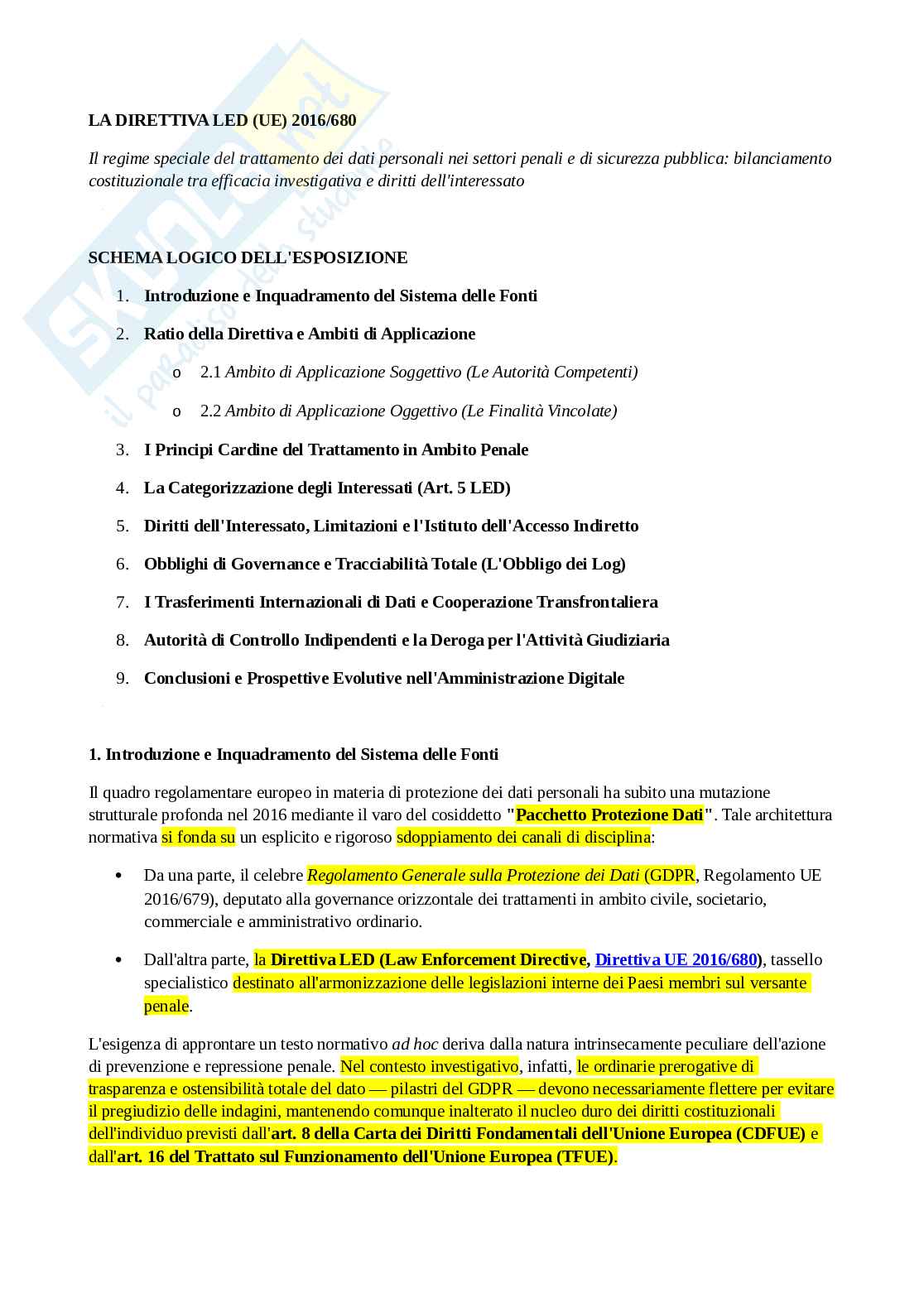 Direttiva LED Pag. 1
