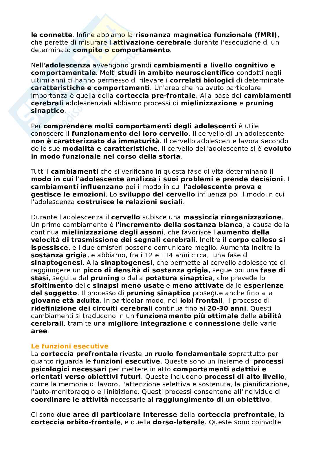 Appunti di Psicologia dell'adolescenza Pag. 36