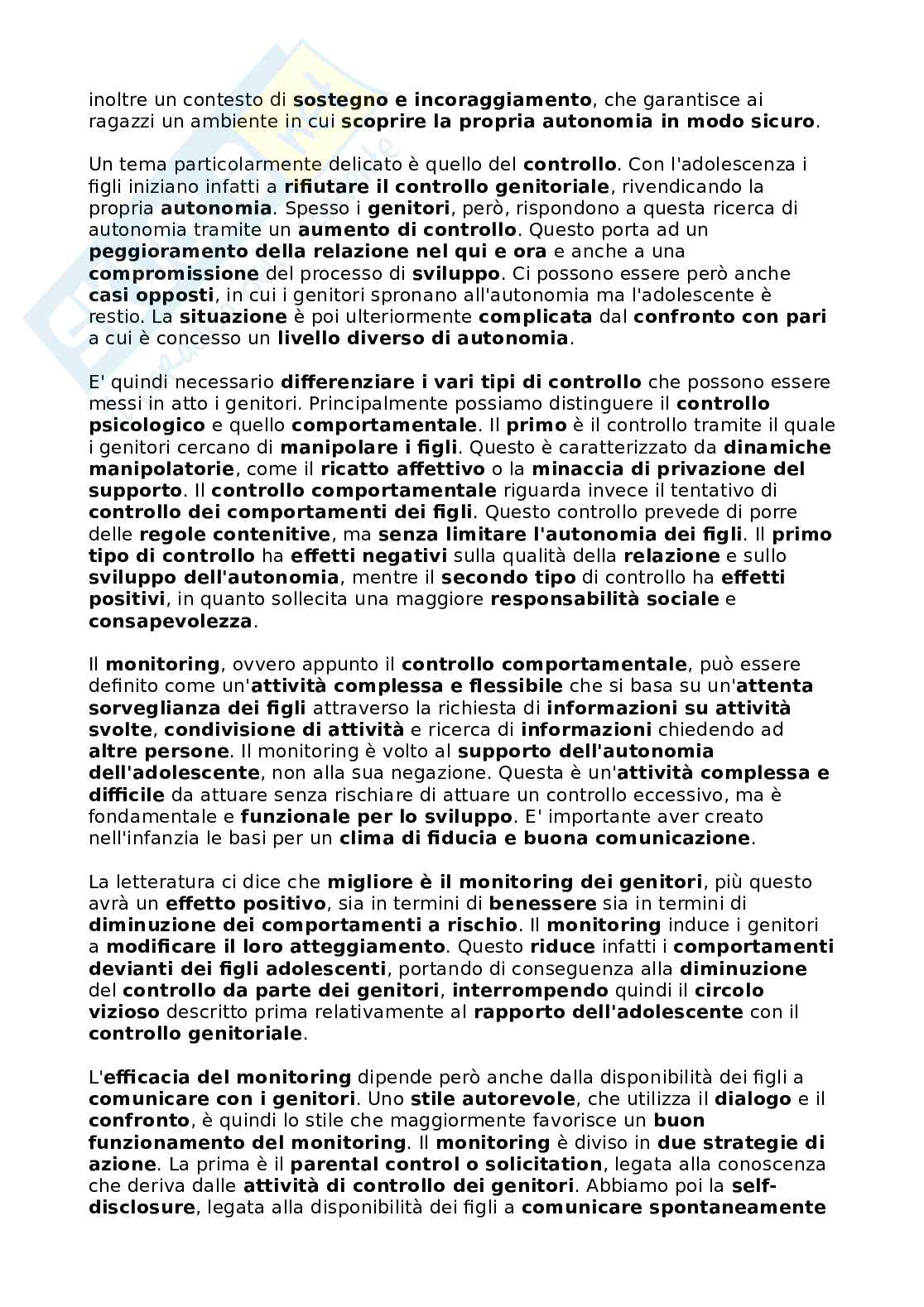 Appunti di Psicologia dell'adolescenza Pag. 61