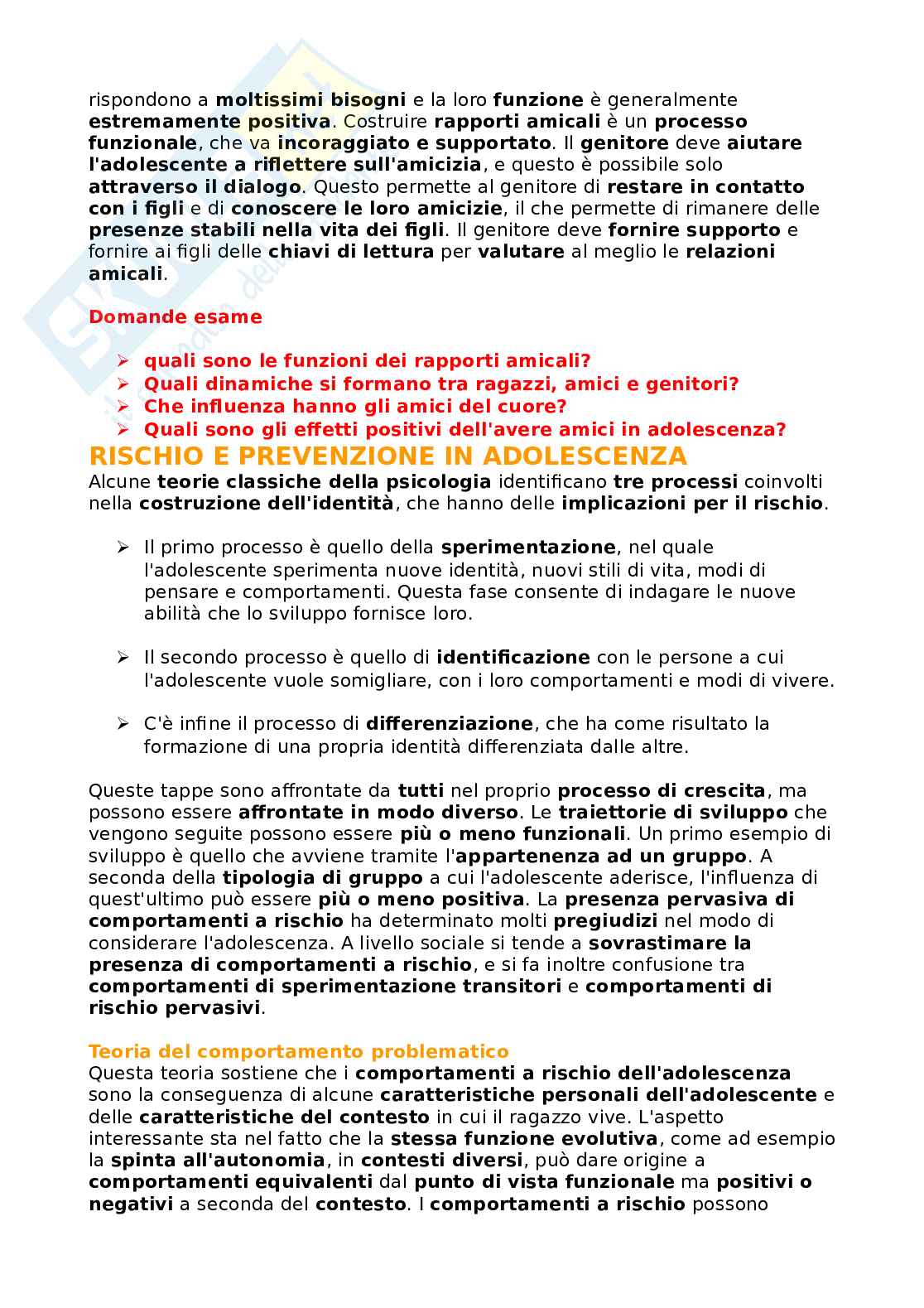 Appunti di Psicologia dell'adolescenza Pag. 71