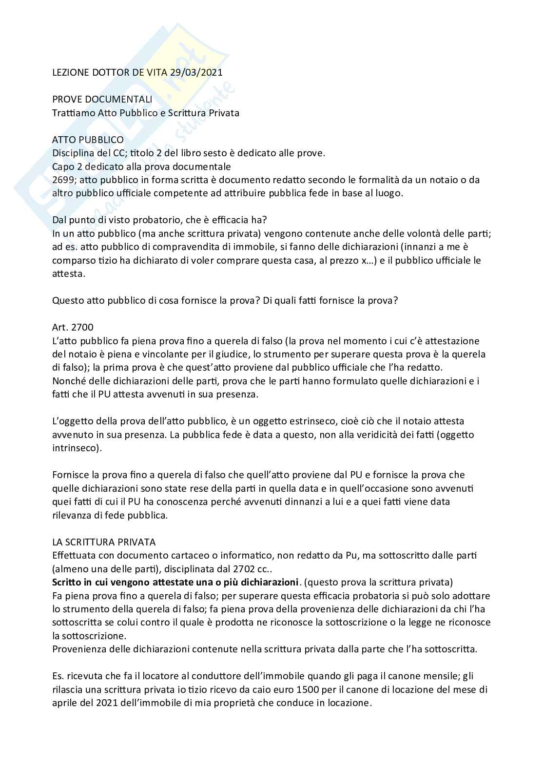 Processo Ordinario di Cognizione -  Procedura civile 2 Pag. 36