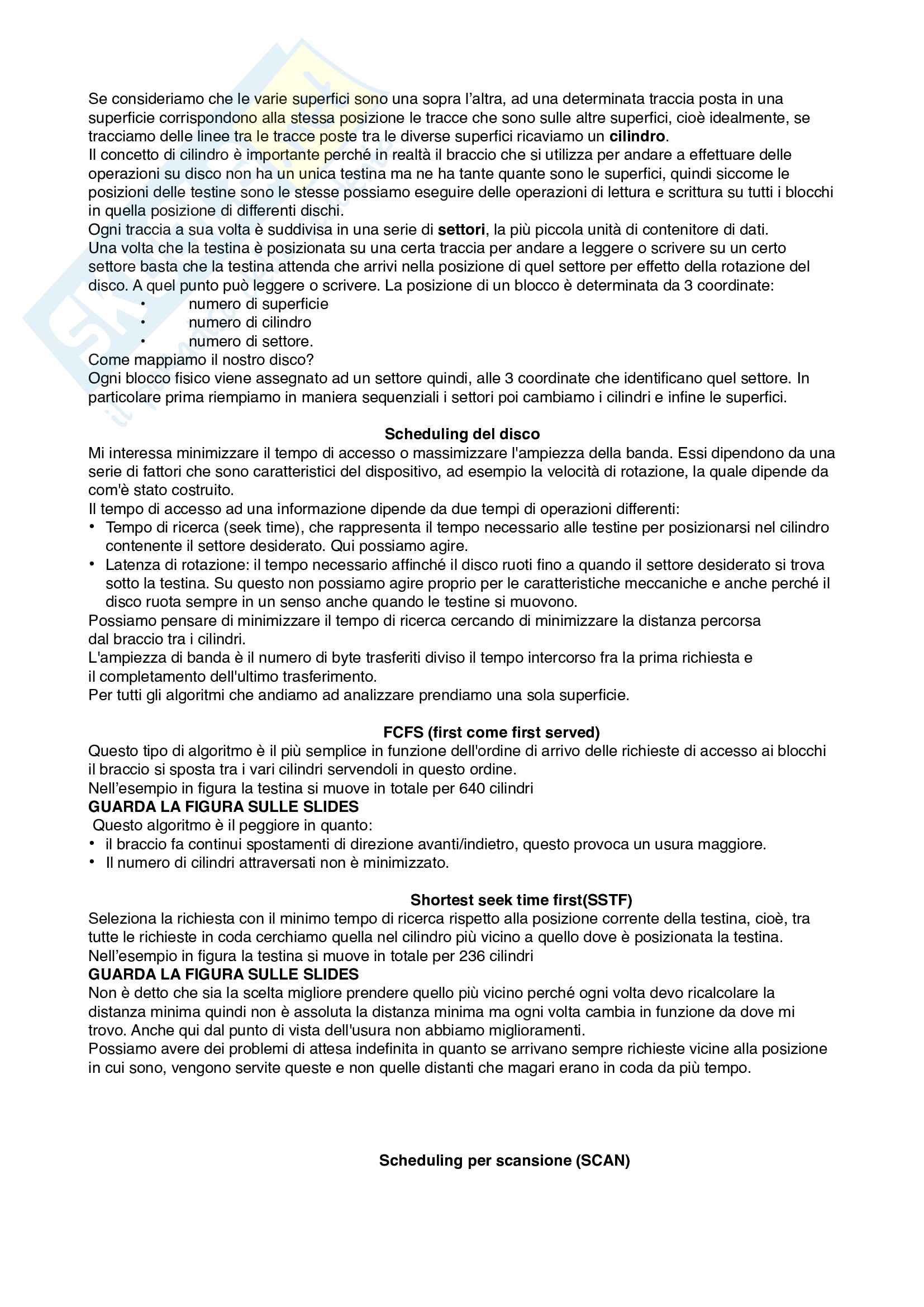 riassunto sistemi operativi Pag. 16