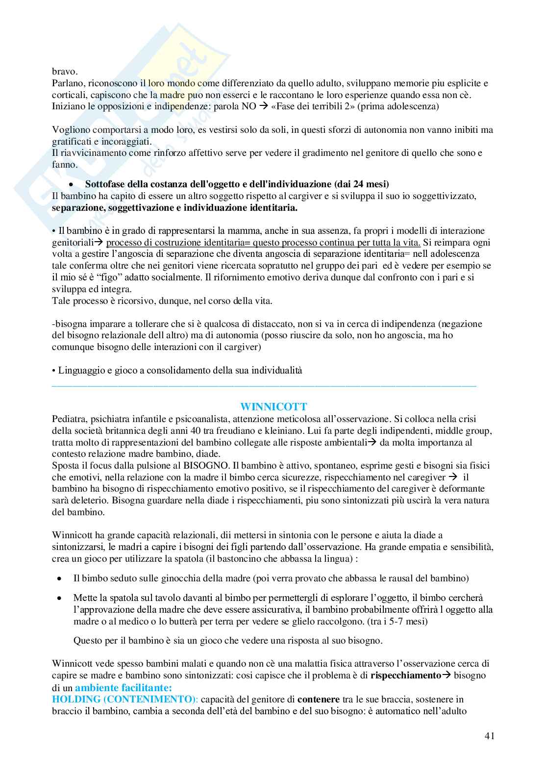 Psicologia dinamica Pag. 41