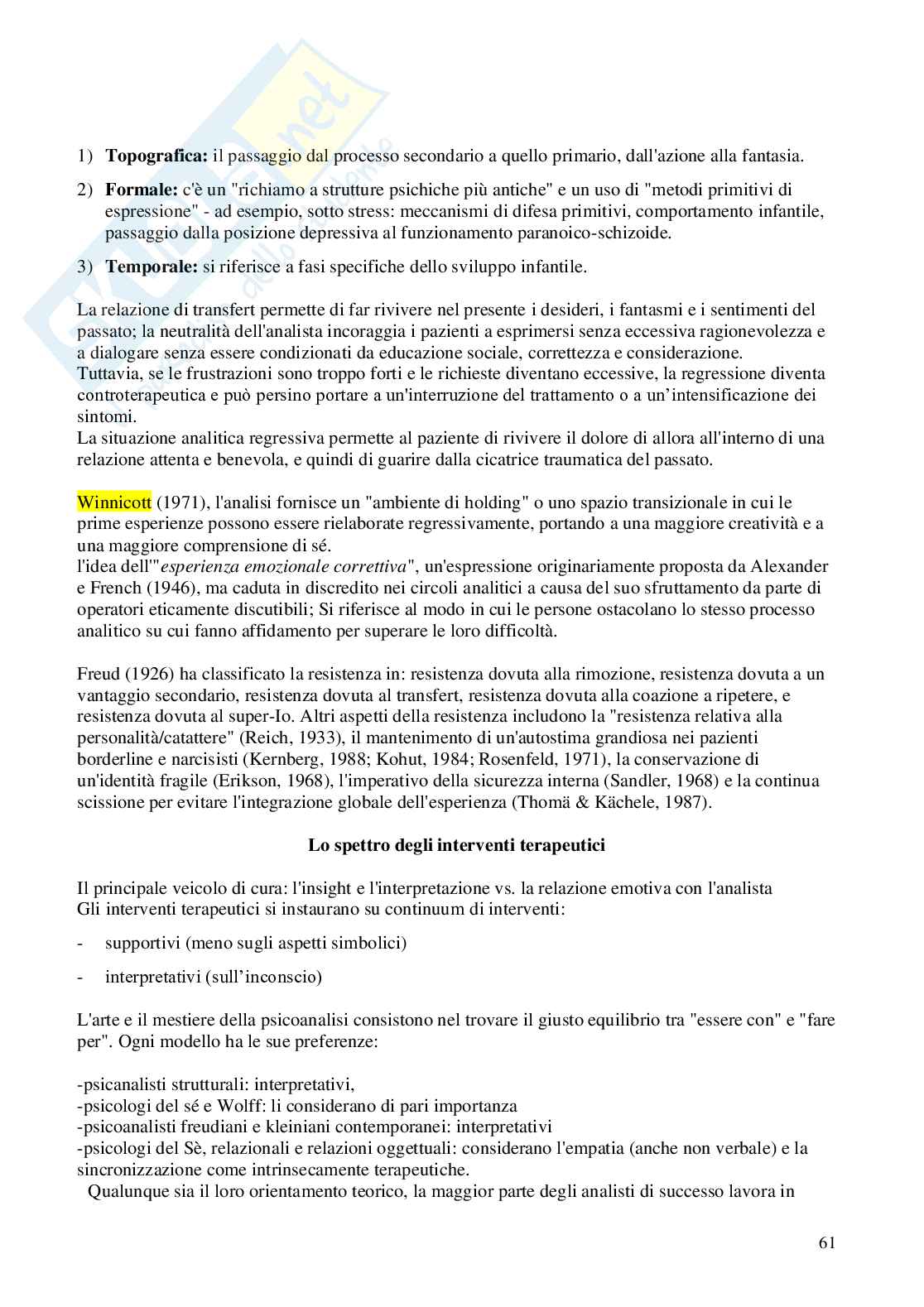 Psicologia dinamica Pag. 61