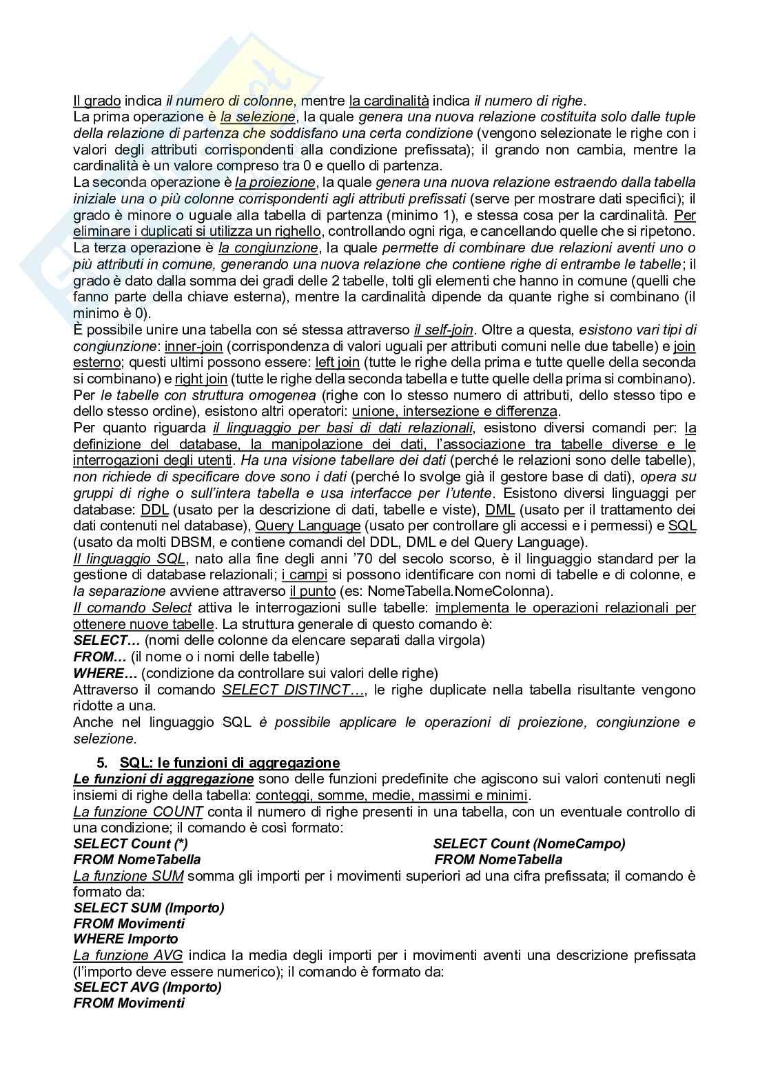 Appunti di Informatica Pag. 6