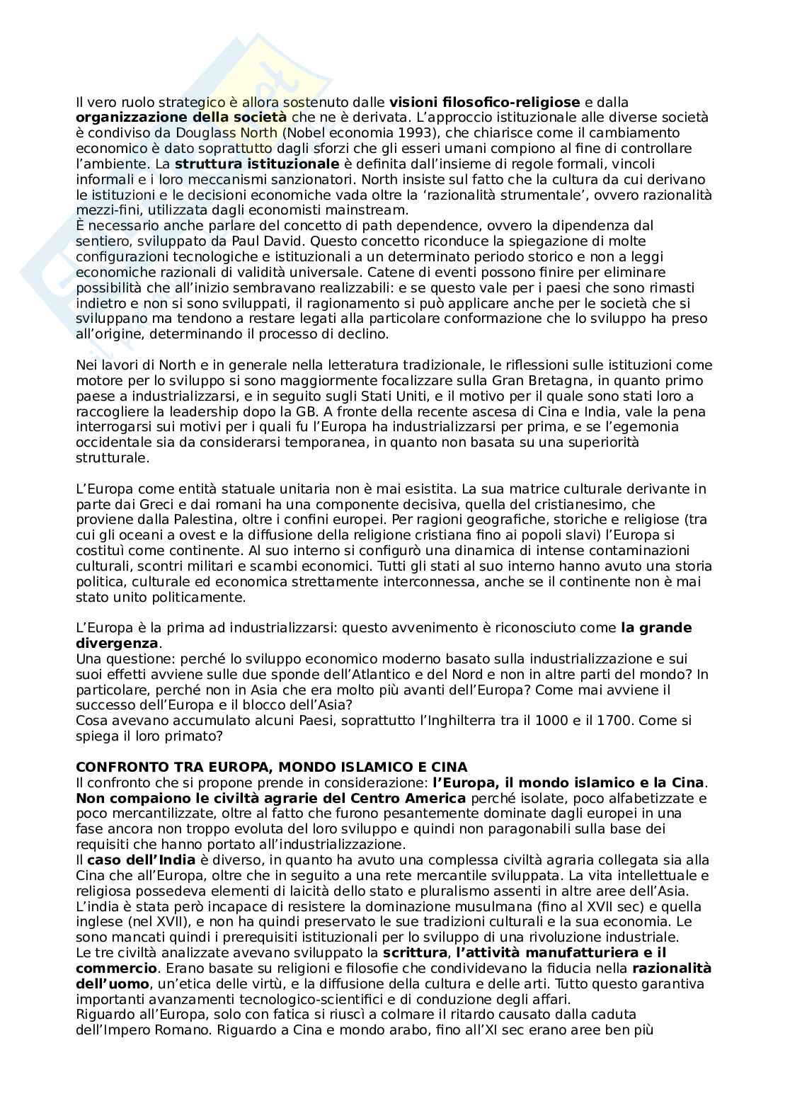 Storia economica Pag. 2