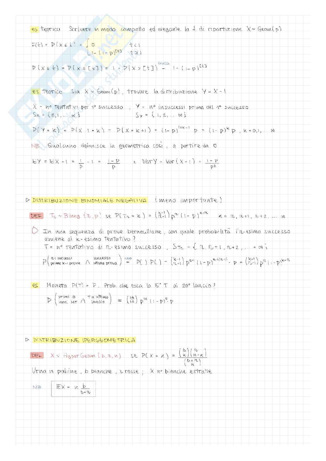 Appunti completi di Probabilità Pag. 21