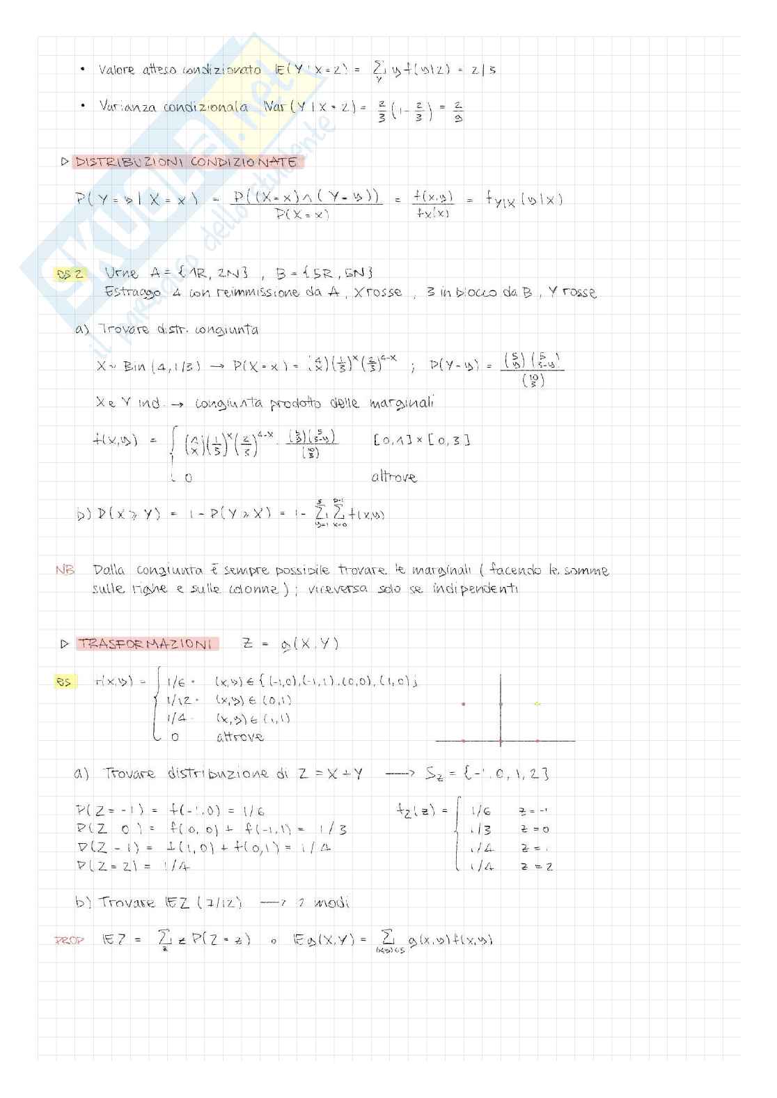 Appunti completi di Probabilità Pag. 36