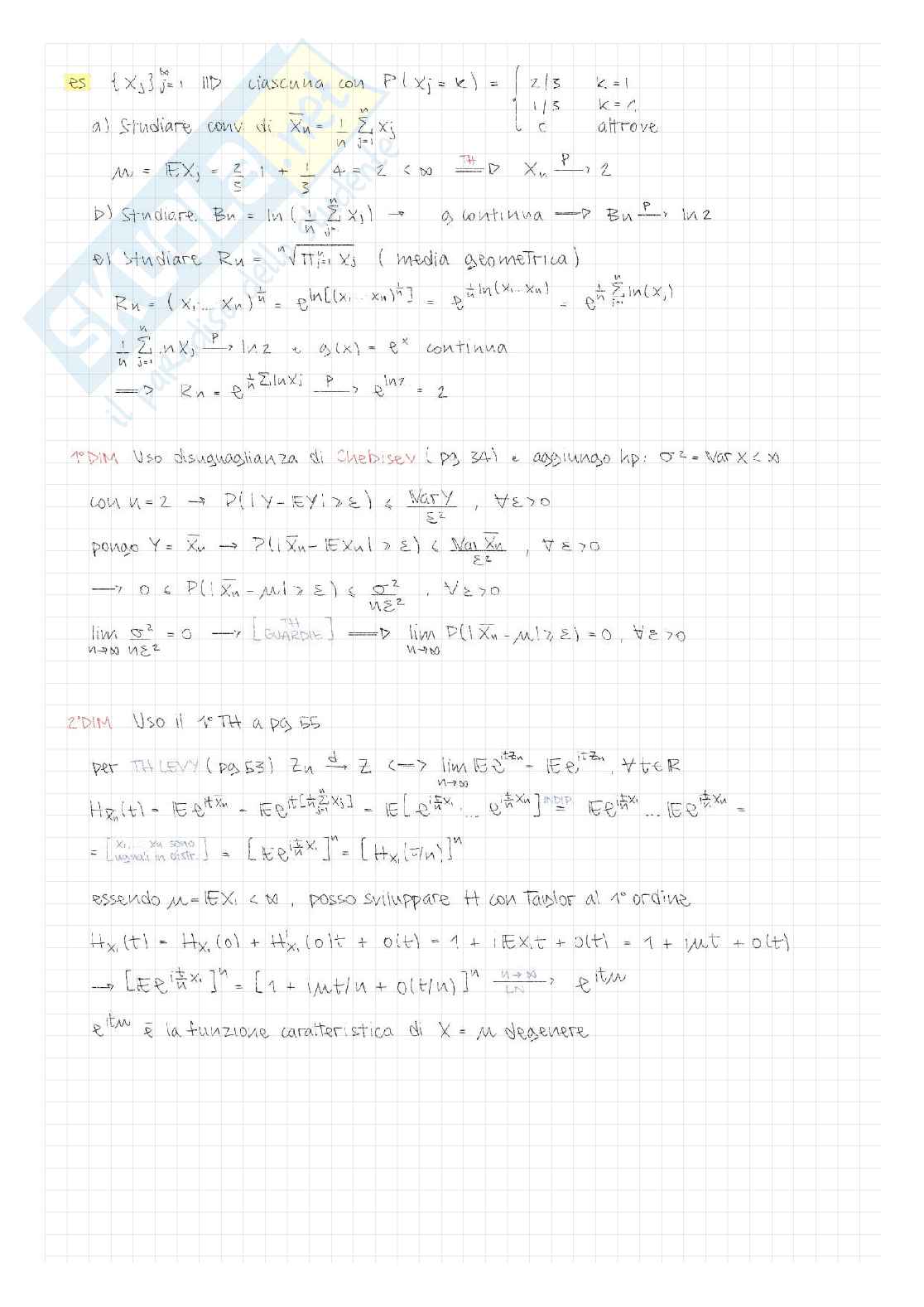 Appunti completi di Probabilità Pag. 56